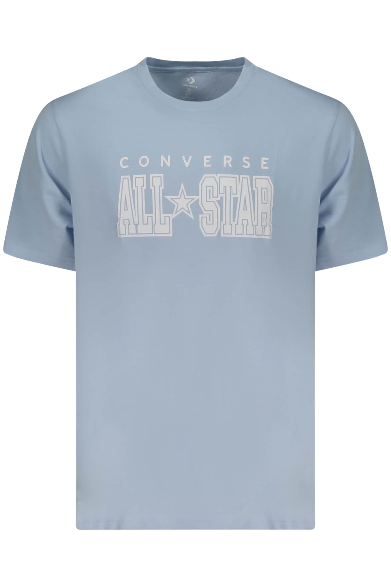 Converse Hombre Manga Corta T-Camisa, Blanco