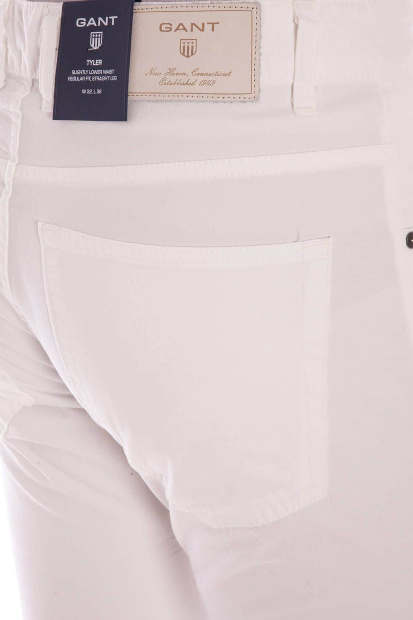 Gant hombre blanco pantalón