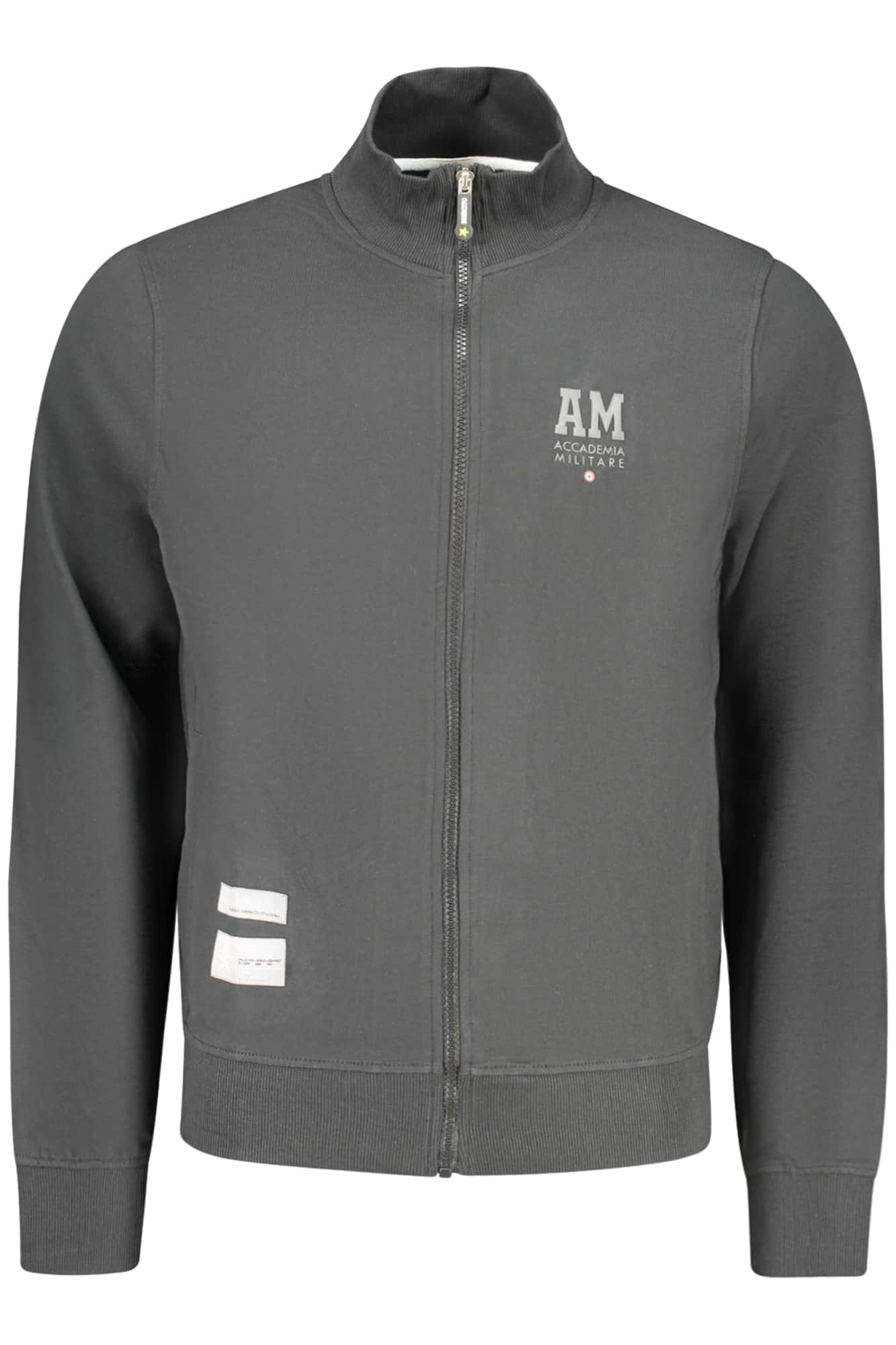 Military academy hombre blanco con cremallera sudadera