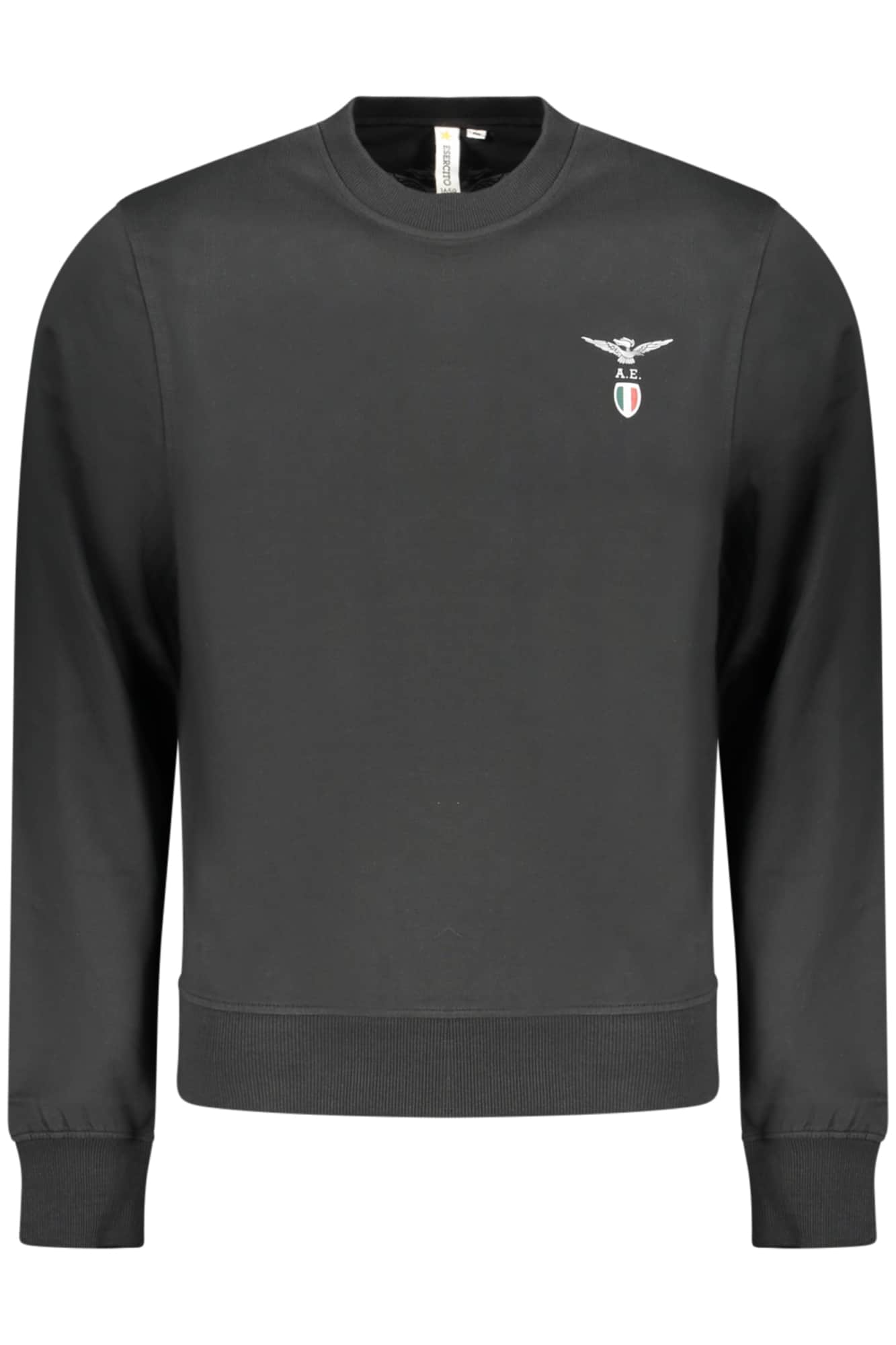Military academy hombre negro con cremallera sudadera