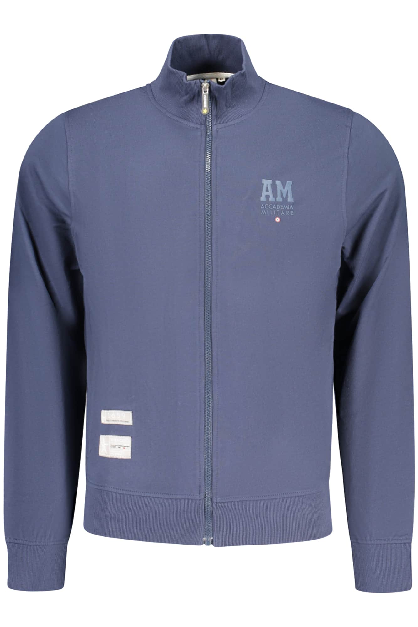 Military academy hombre blanco con cremallera sudadera