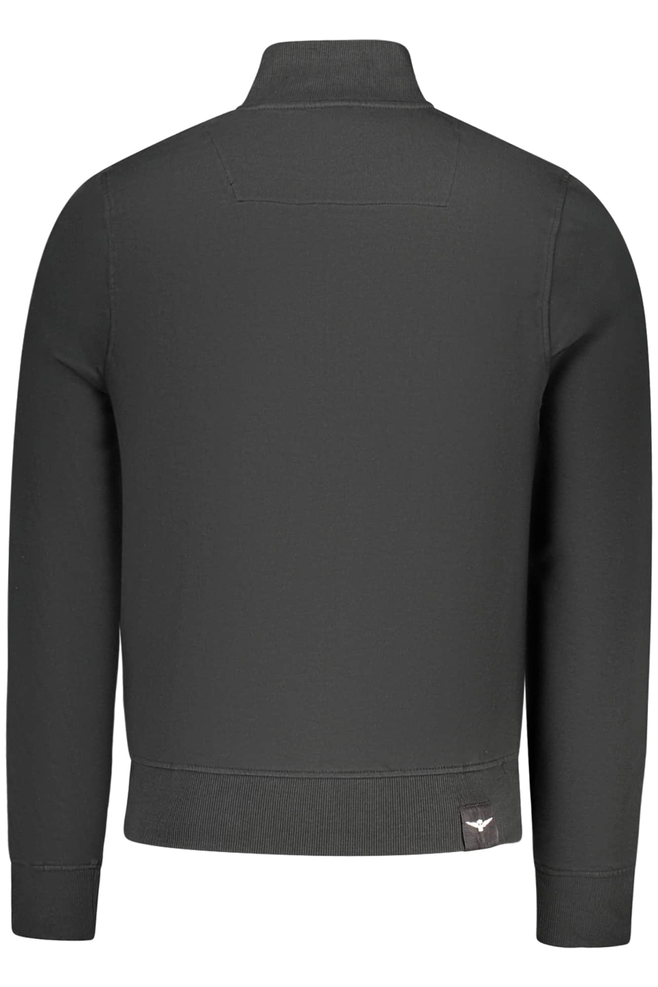Military academy hombre negro con cremallera sudadera