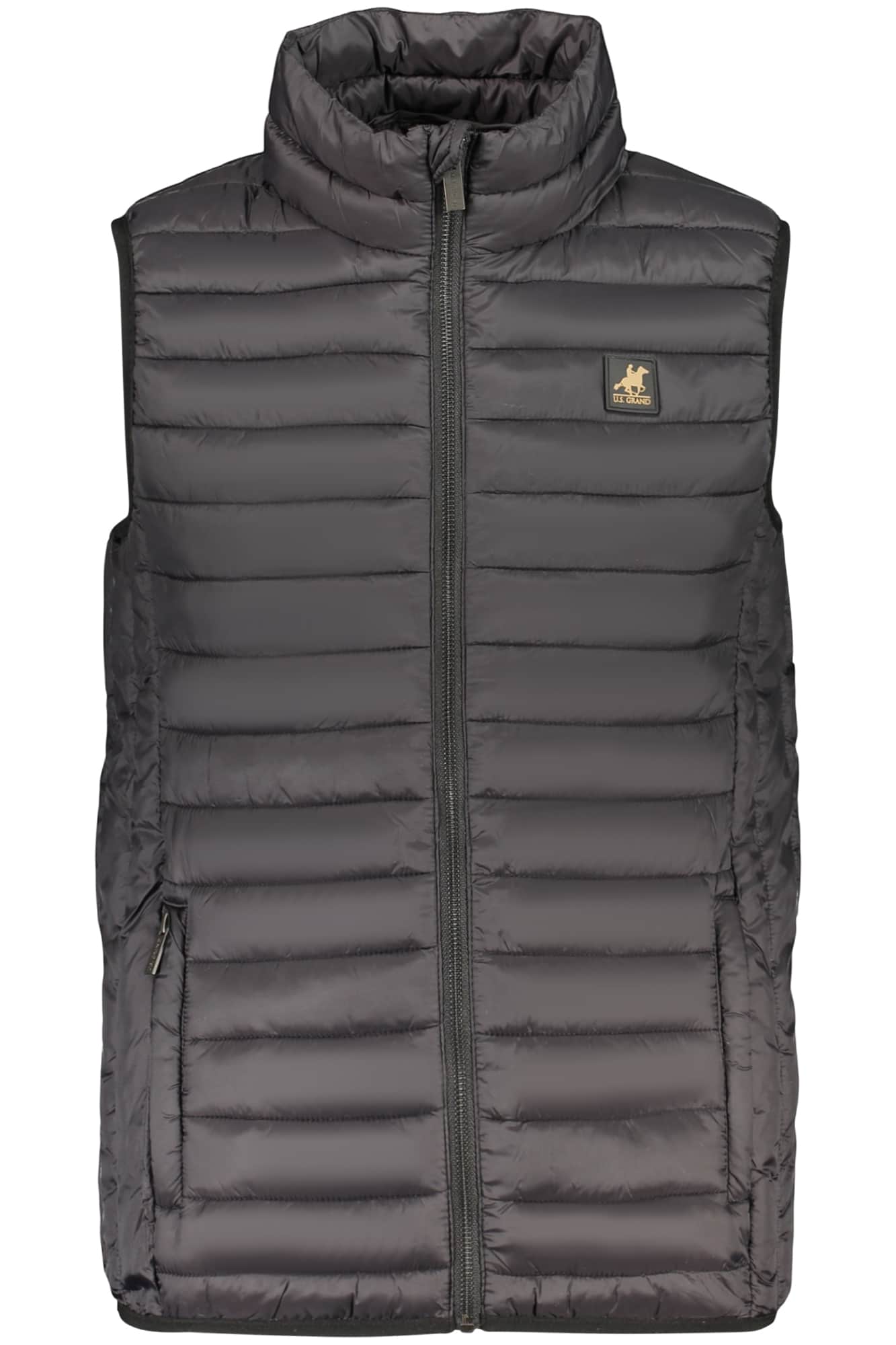 US Grand hombre azul sin mangas chaqueta