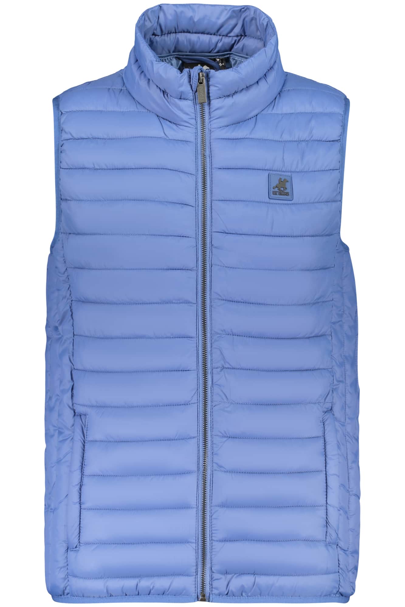 US Grand hombre azul sin mangas chaqueta