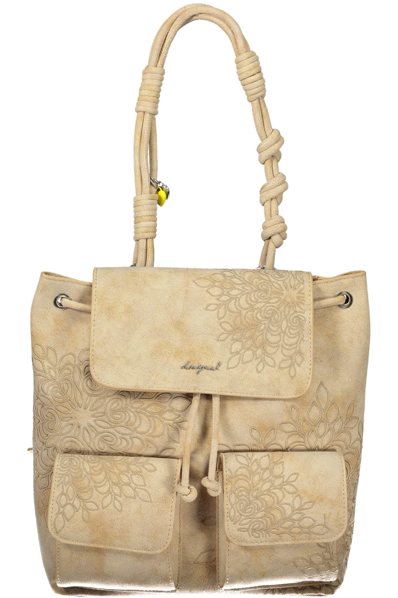 Desigual mujer beige mochila