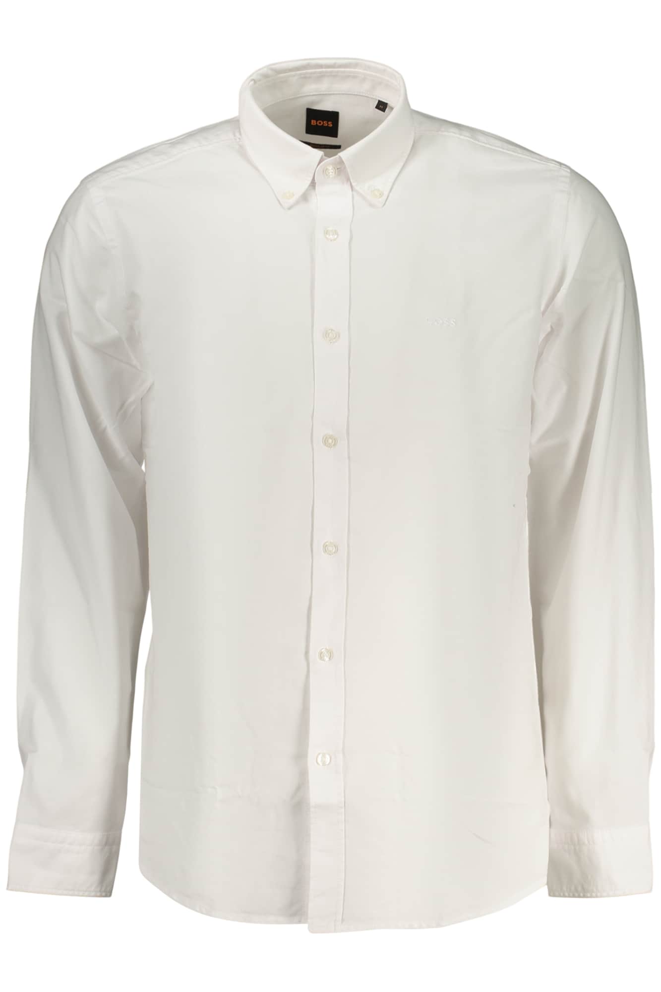 Boss hombre manga larga camisa, azul