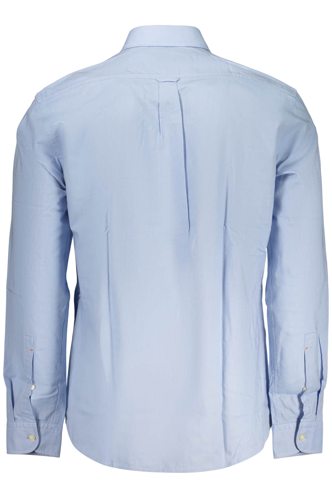 Boss hombre manga larga camisa, azul