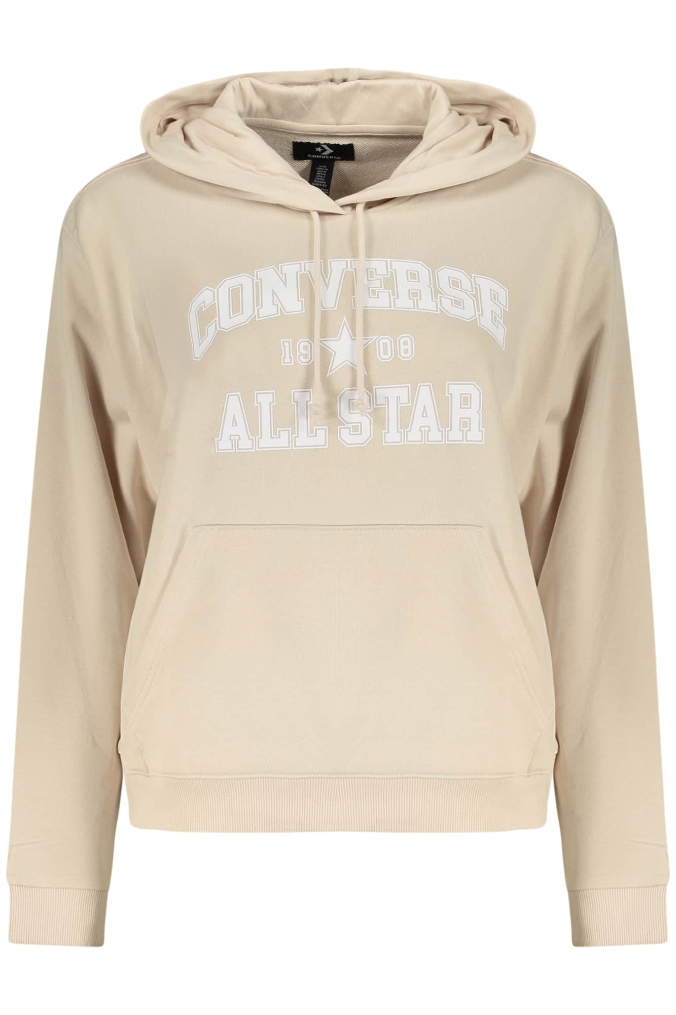 Converse Mujer Con Cremallera Sudadera Con Capucha, Rosa