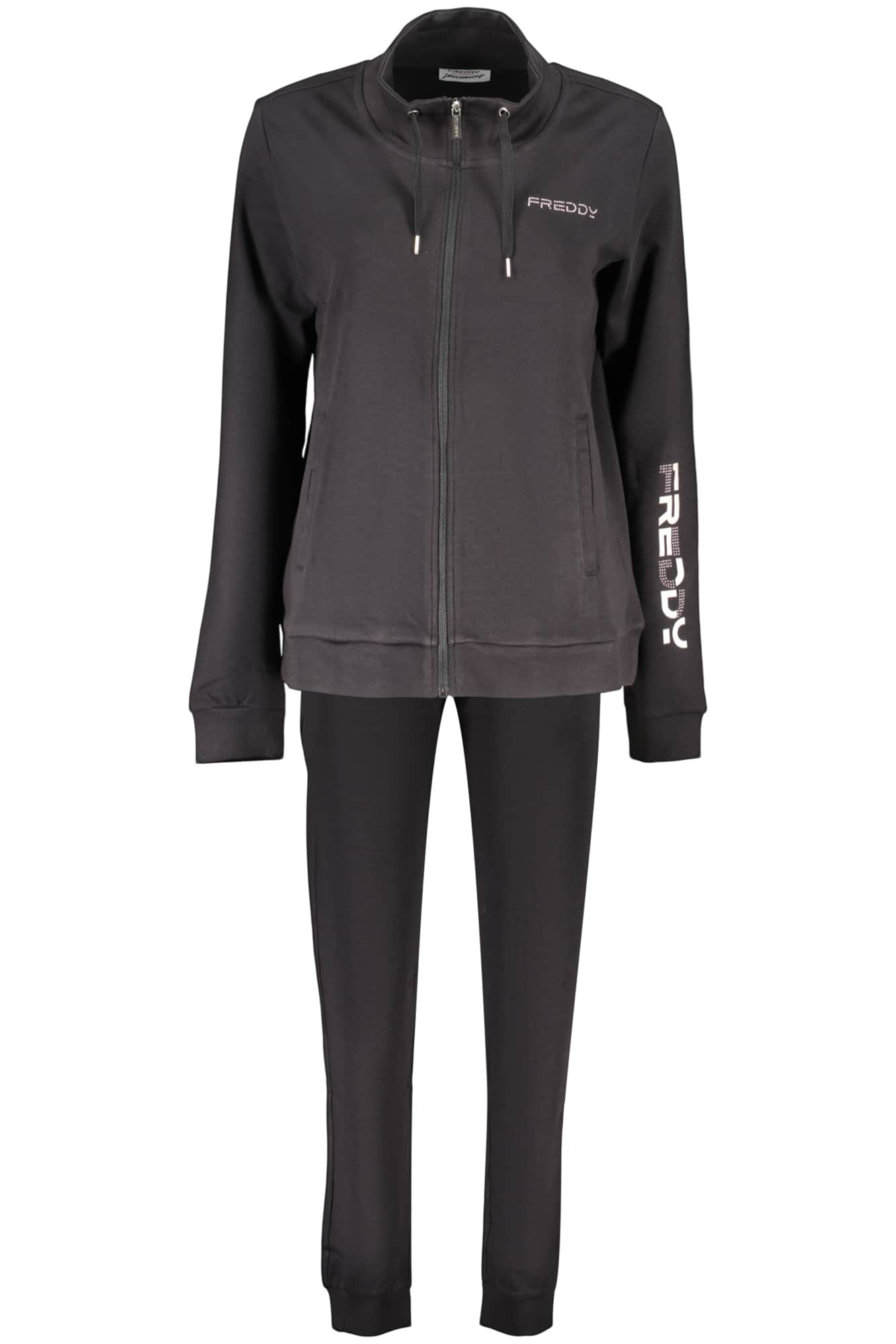 Freddy mujer beige con cremallera sudadera