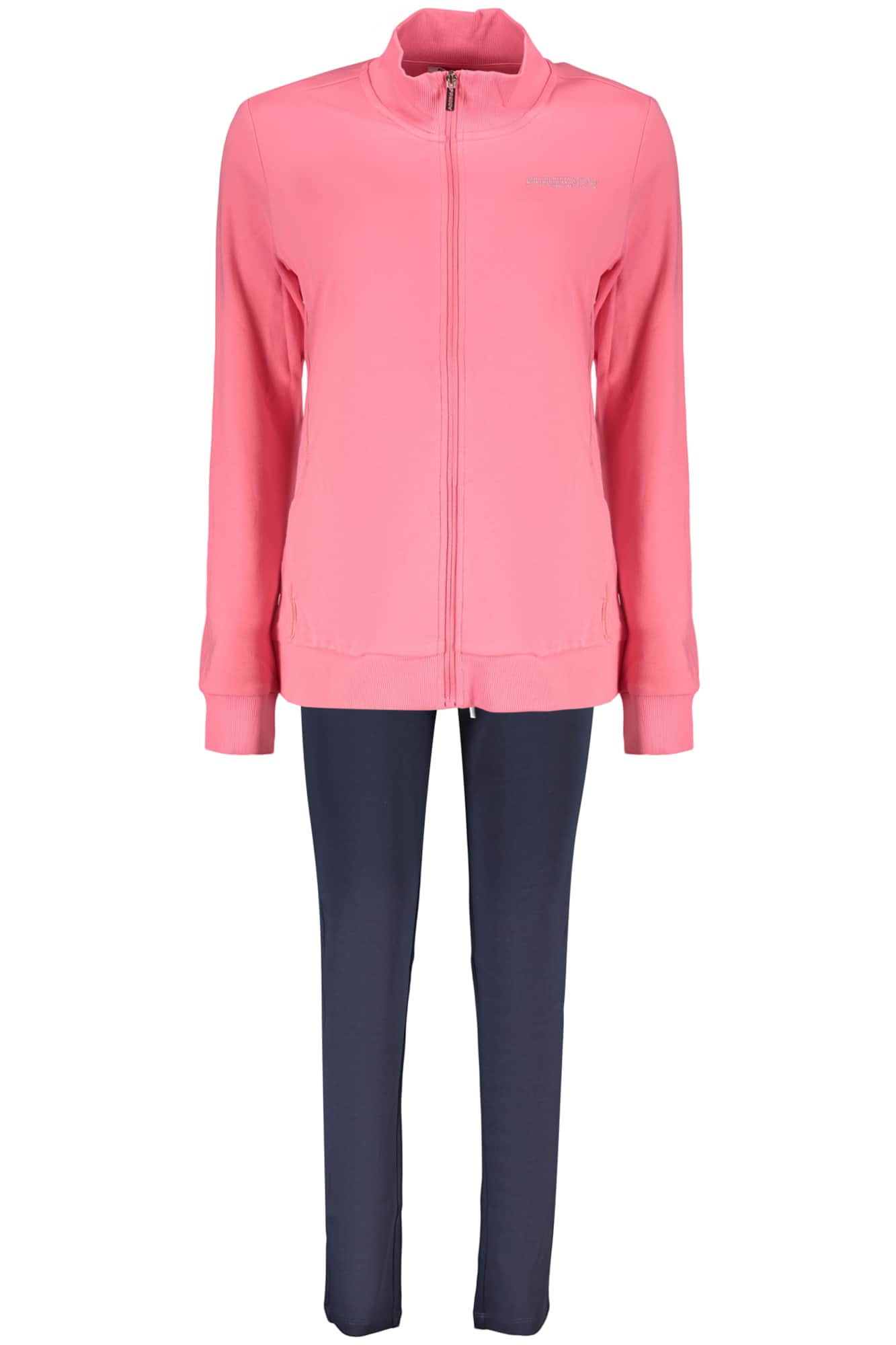 Freddy mujer verde con cremallera sudadera