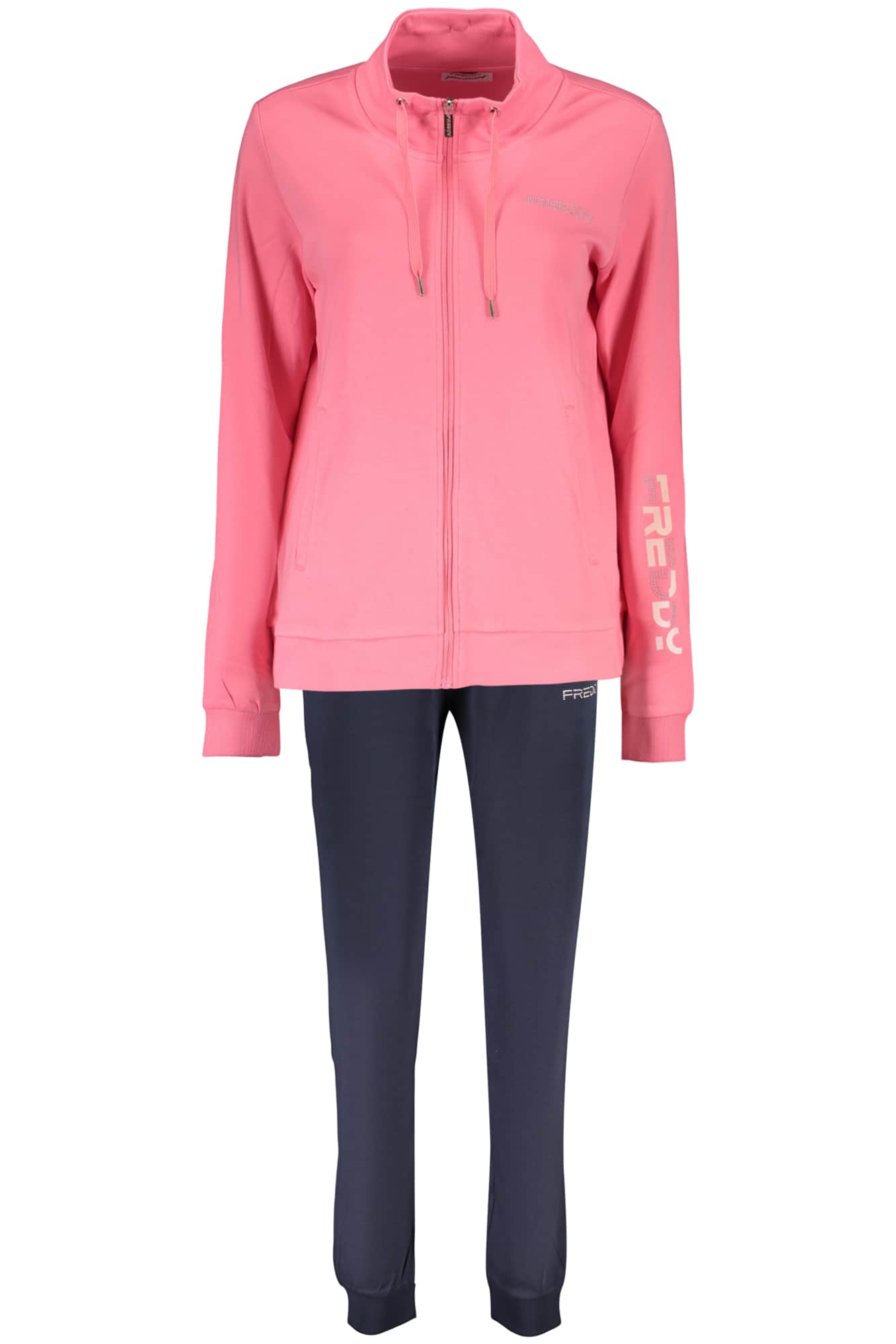 Freddy mujer beige con cremallera sudadera