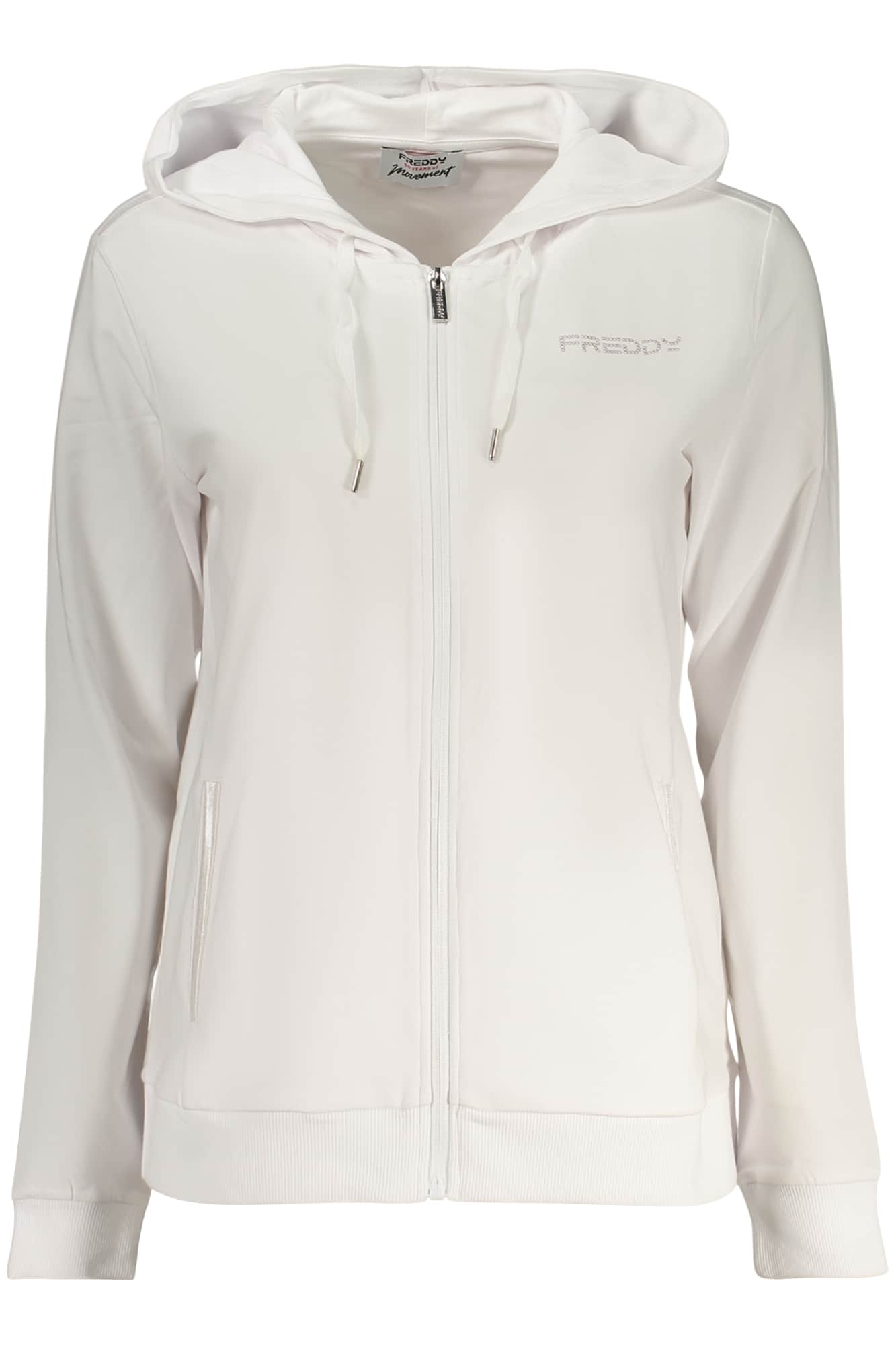Freddy mujer verde con cremallera sudadera