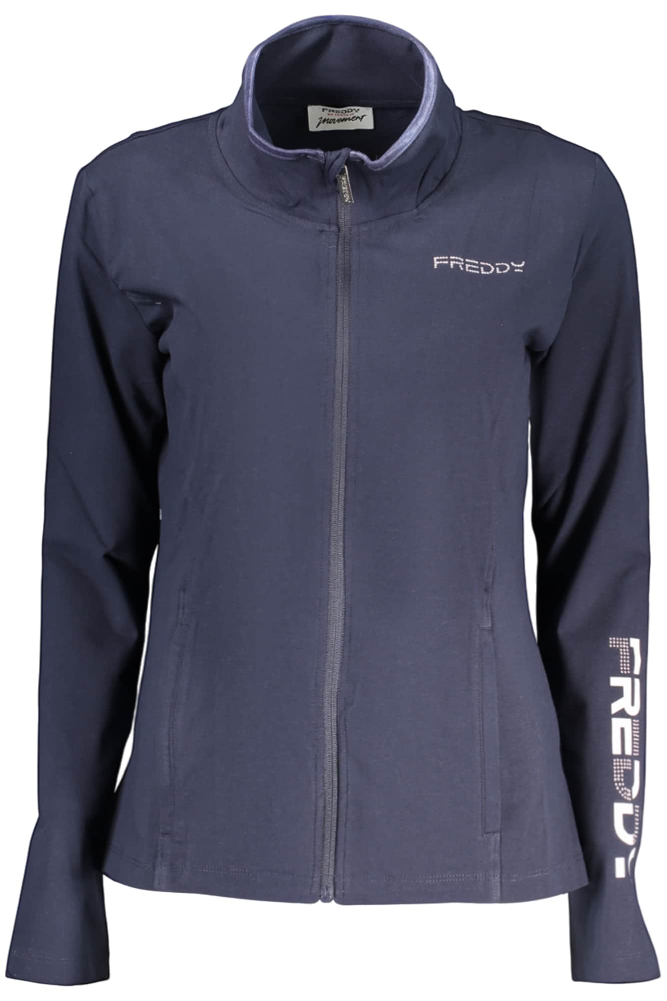 Freddy mujer negro con cremallera sudadera