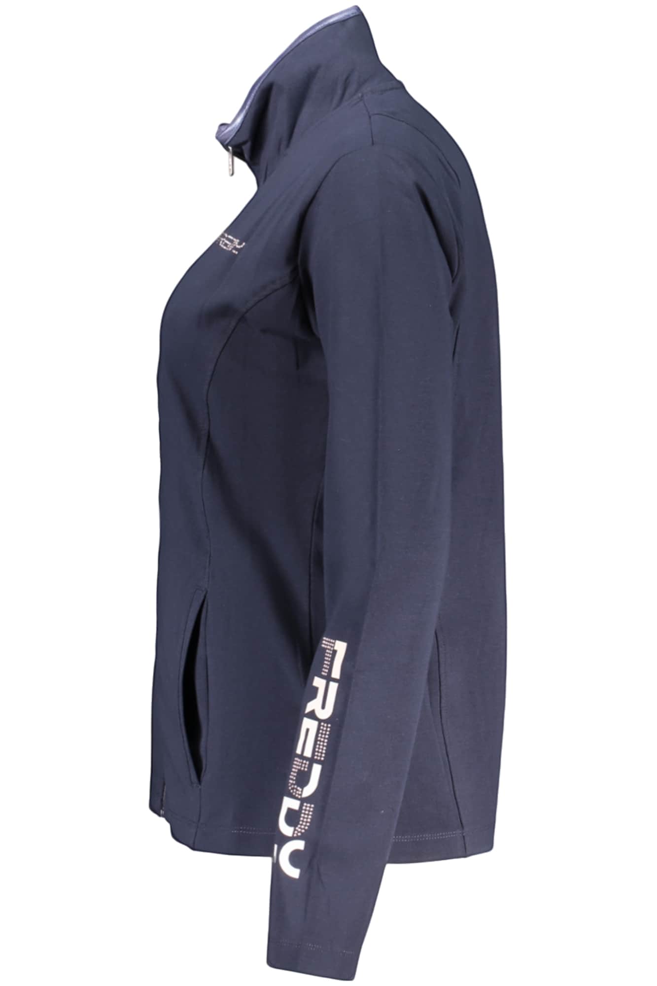 Freddy mujer negro con cremallera sudadera