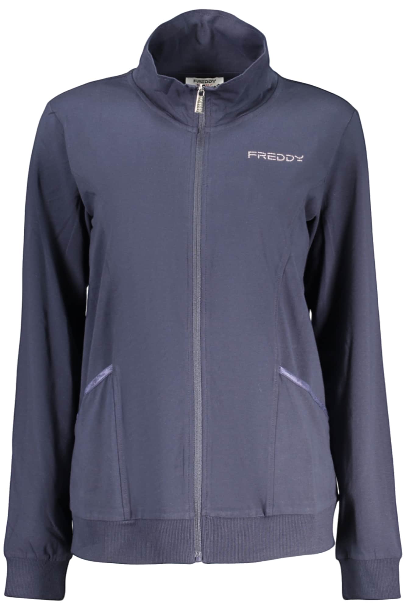Freddy mujer negro con cremallera sudadera