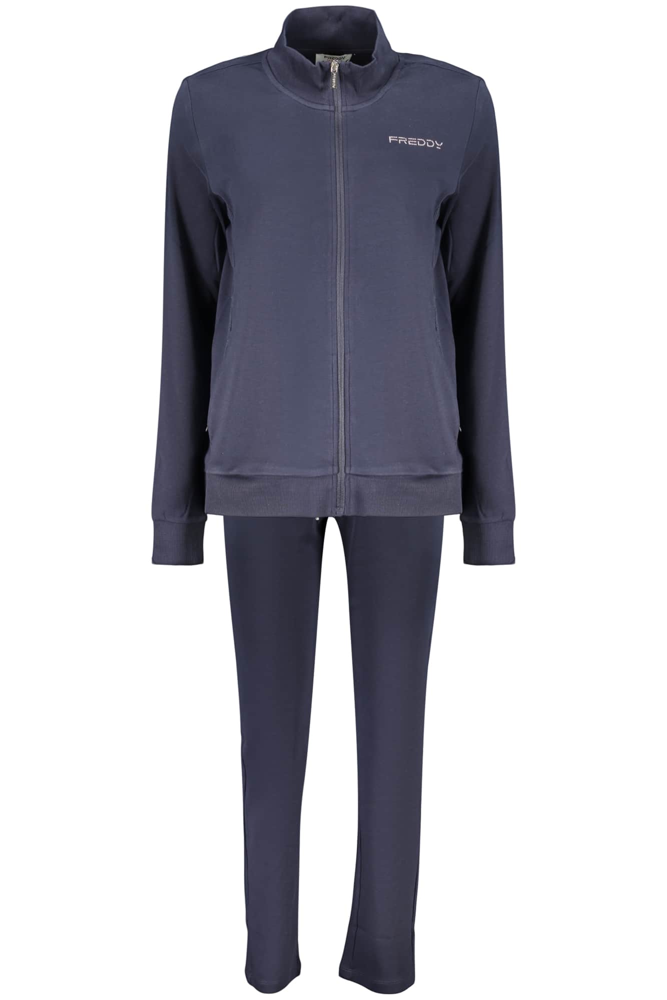 Freddy mujer verde con cremallera sudadera