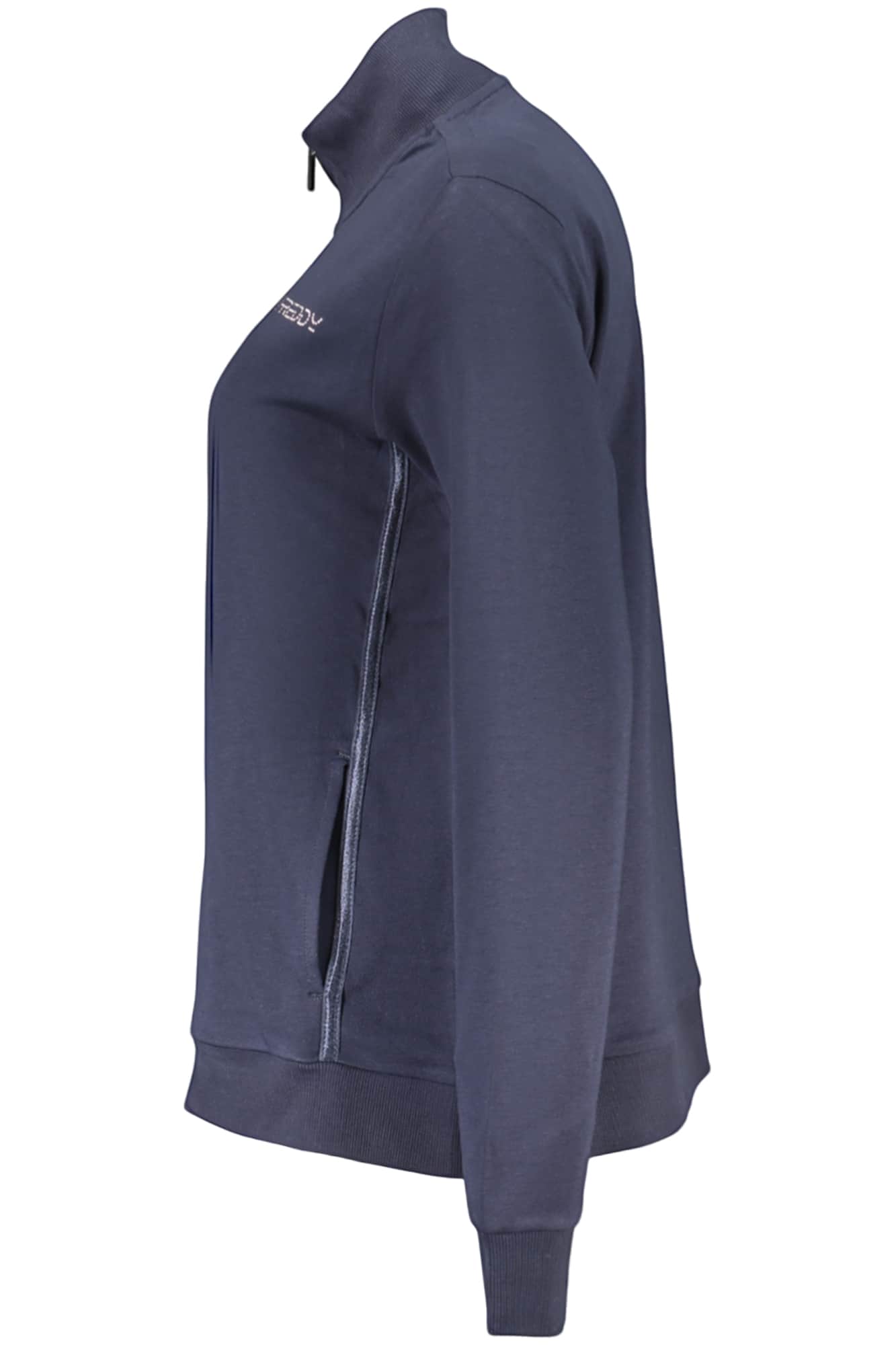 Freddy mujer verde con cremallera sudadera