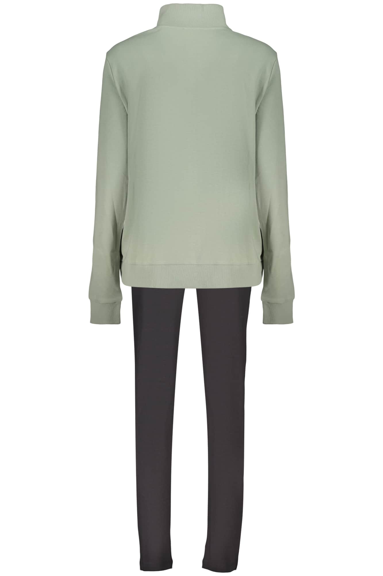 Freddy mujer verde con cremallera sudadera