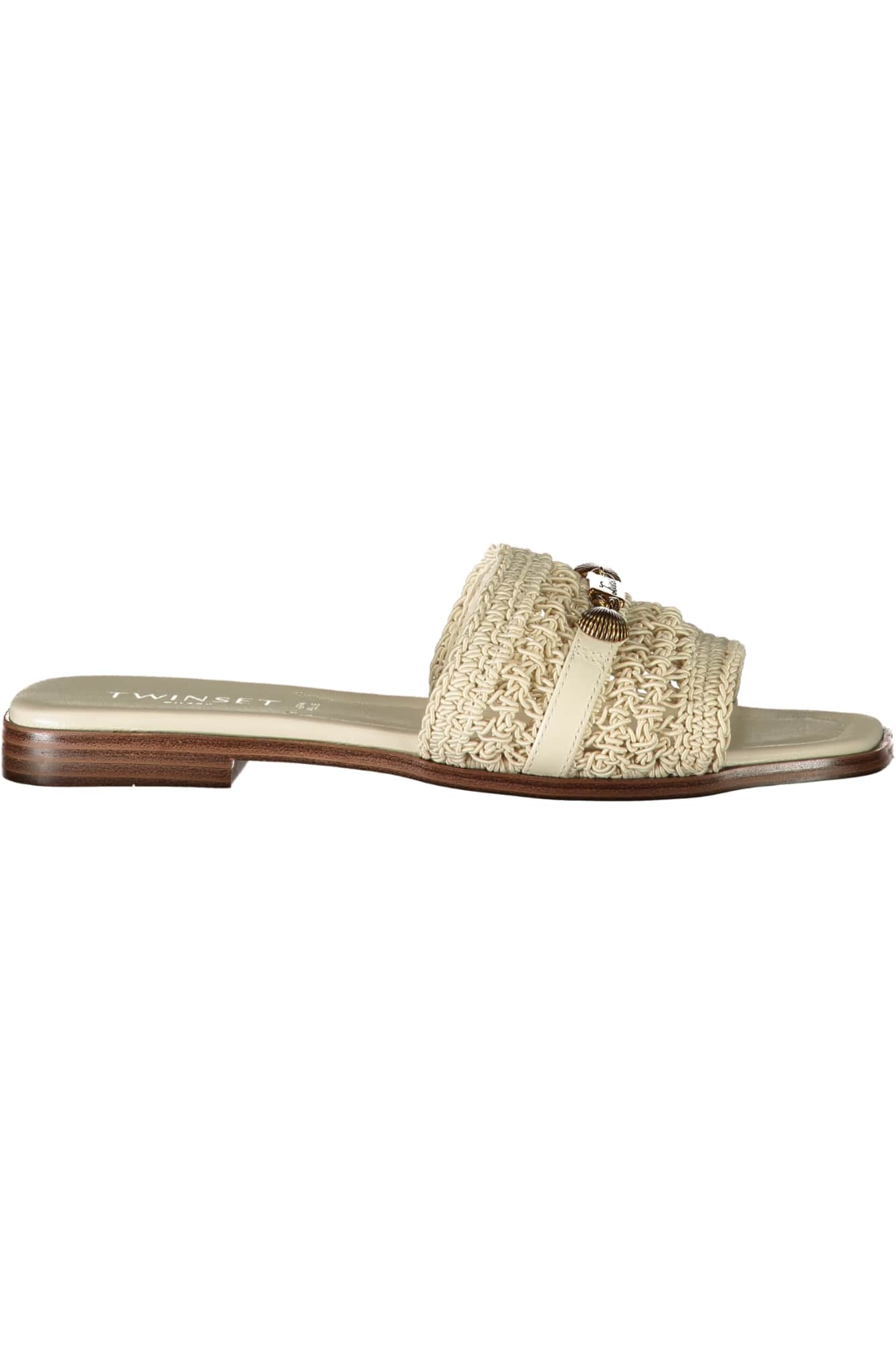 Twinset mujer beige sandalias