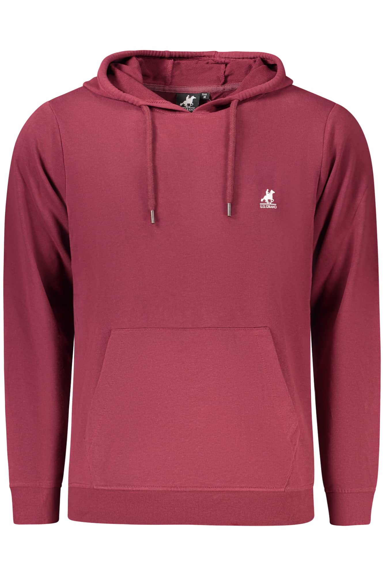 US Grand hombre azul con cremallera sudadera