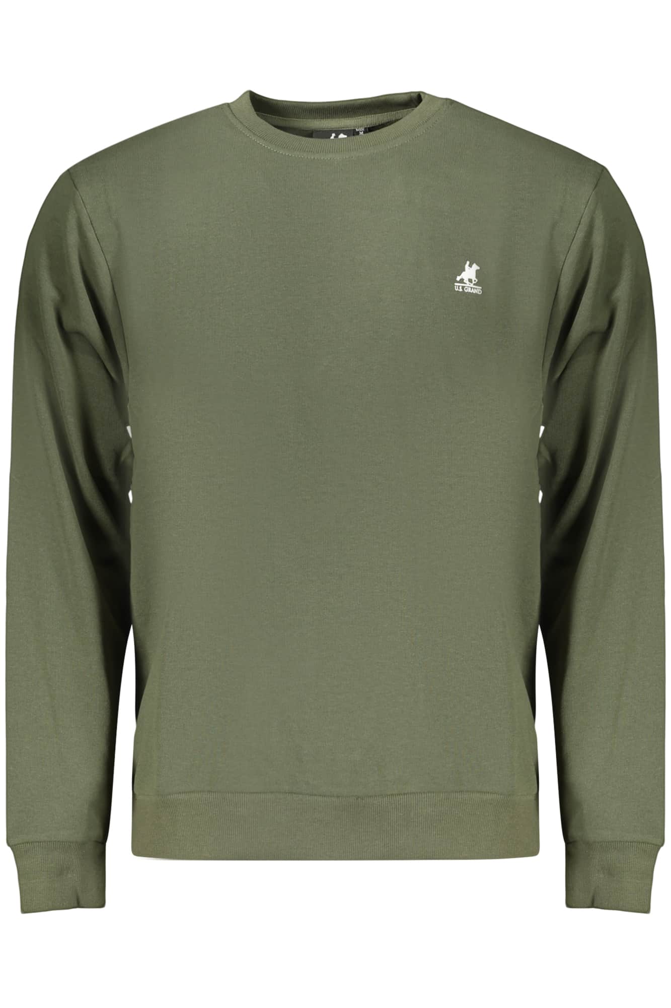 US Grand hombre negro con cremallera sudadera