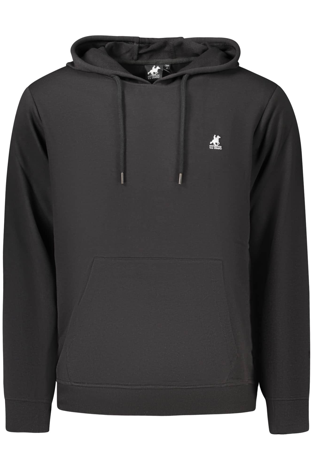 US Grand hombre azul con cremallera sudadera