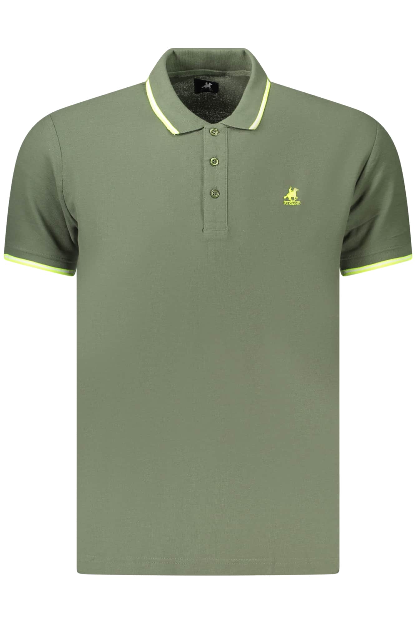 US Grand polo manga corta hombre blanco