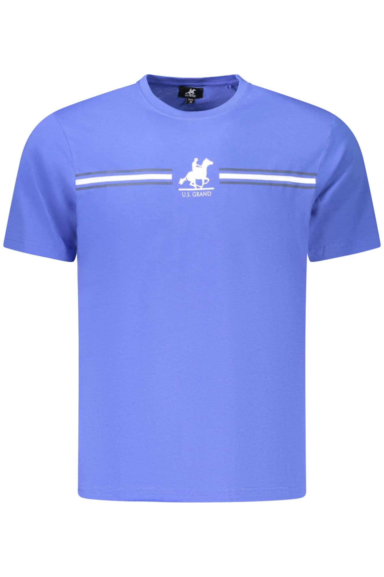US Grand hombre manga corta t-camisa blanco