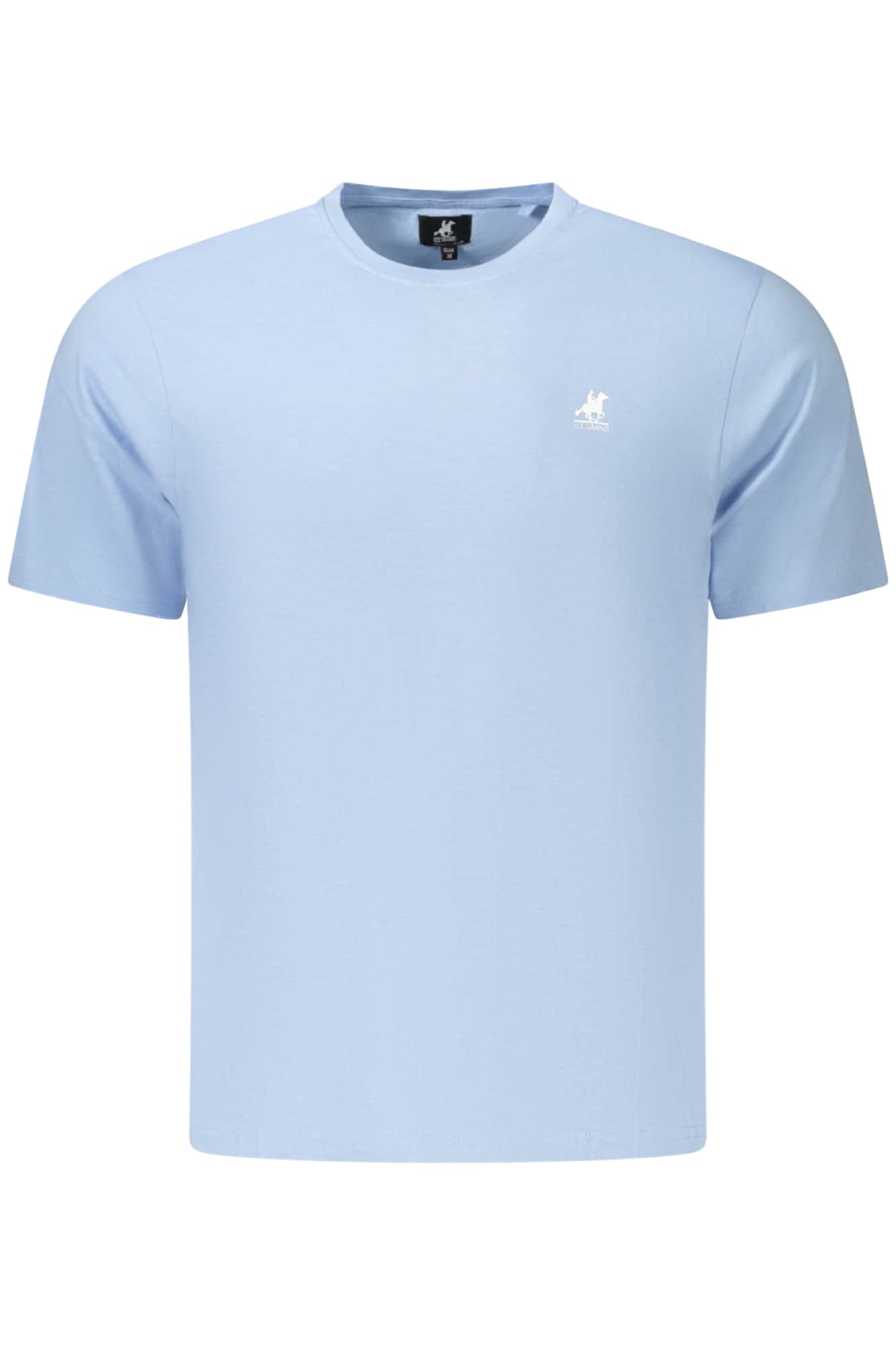 US Grand hombre manga corta t-camisa azul