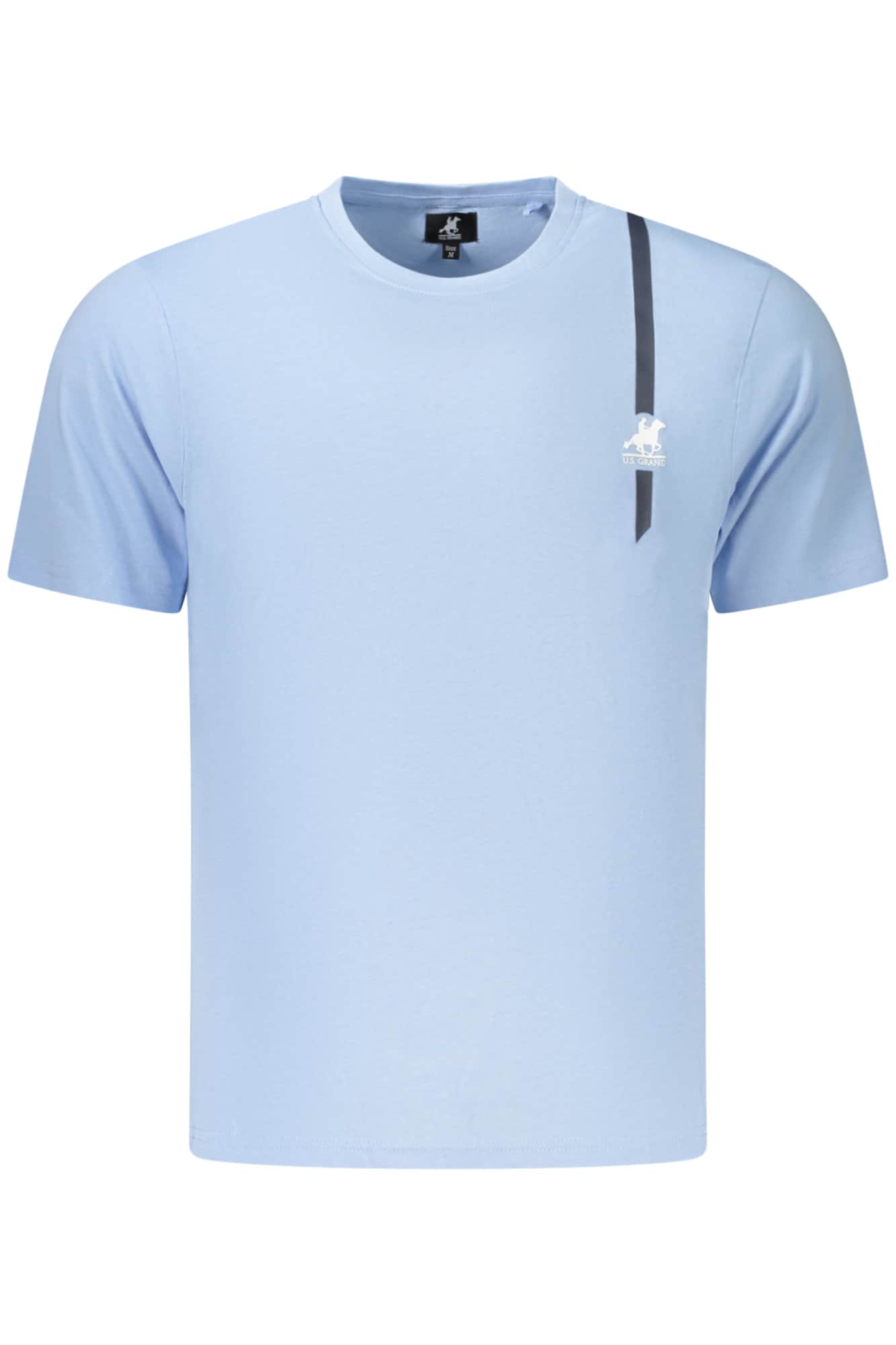 US Grand hombre negro manga corta t-camisa