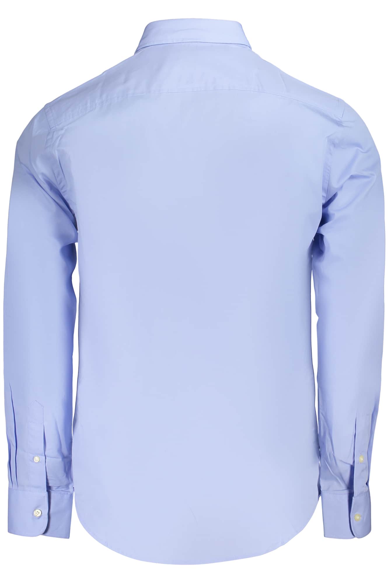 US Grand hombre manga larga camisa, azul