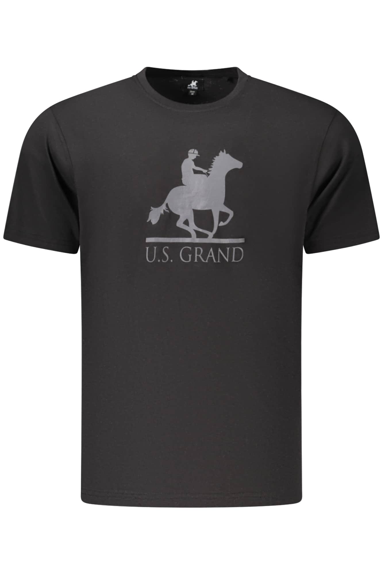 US Grand hombre manga corta t-camisa azul