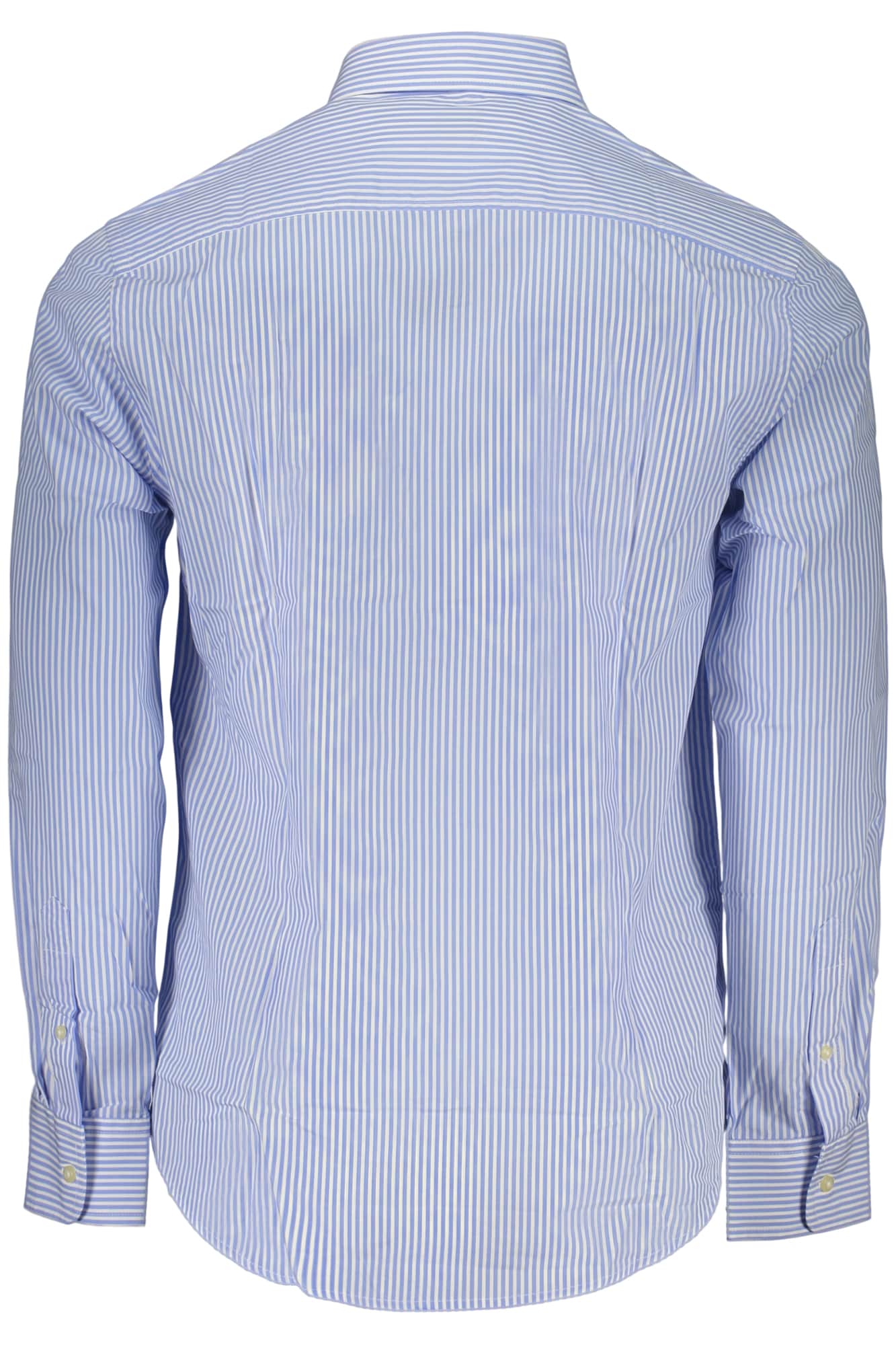 US Grand hombre manga larga camisa, azul