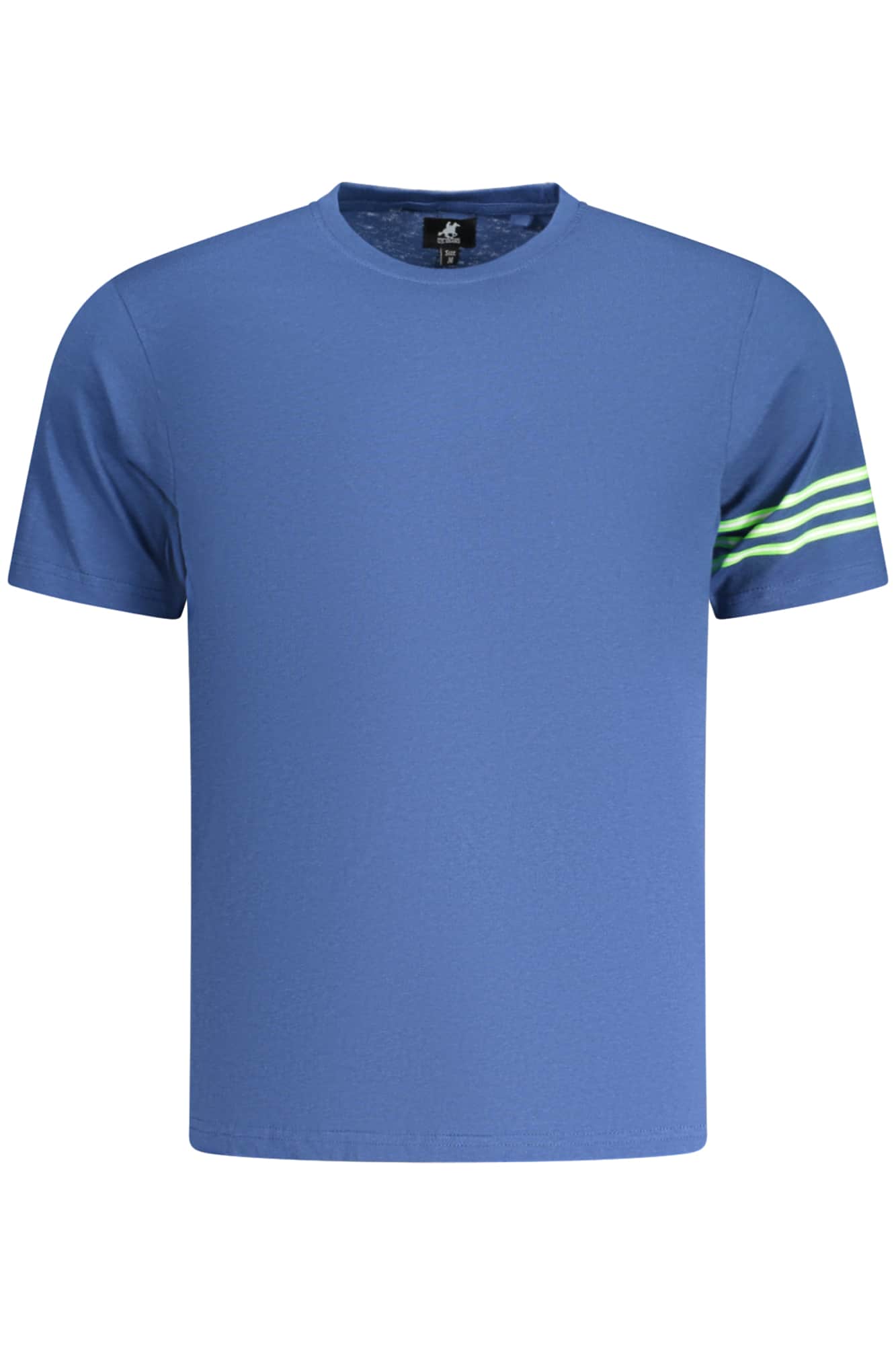 US Grand hombre manga corta t-camisa azul