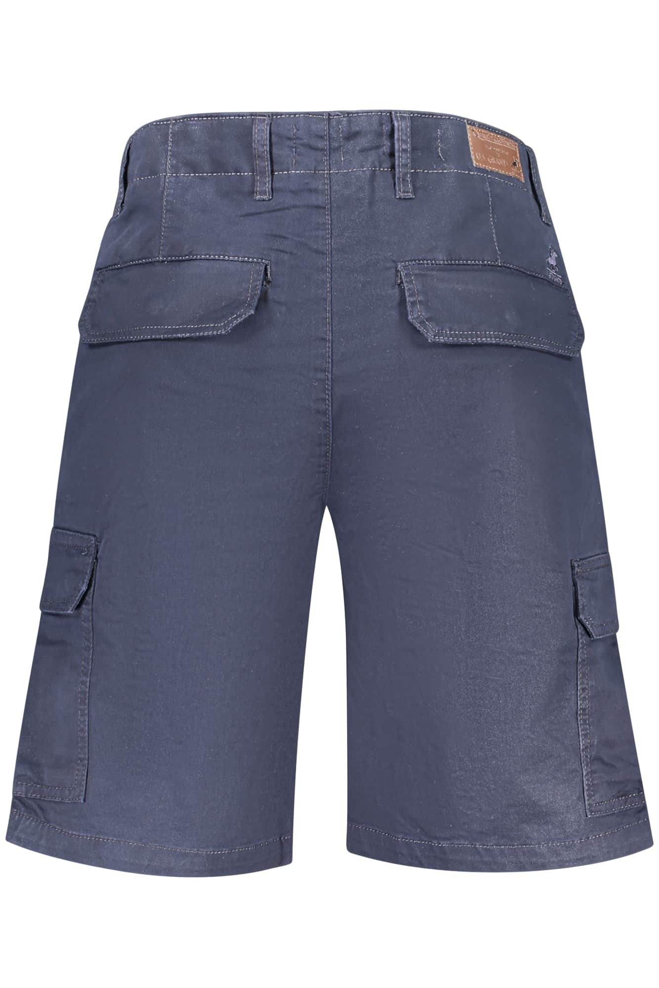 US Grand hombre gris corto pantalón