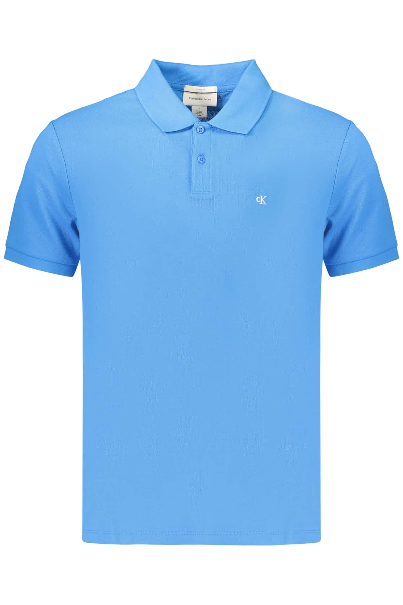Calvin Klein hombre manga corta polo blanco