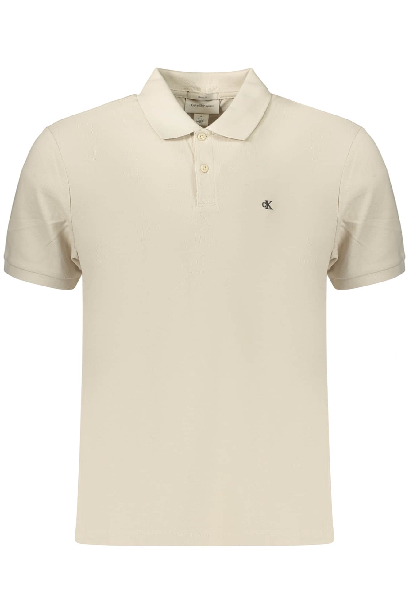 Calvin Klein hombre manga corta polo blanco