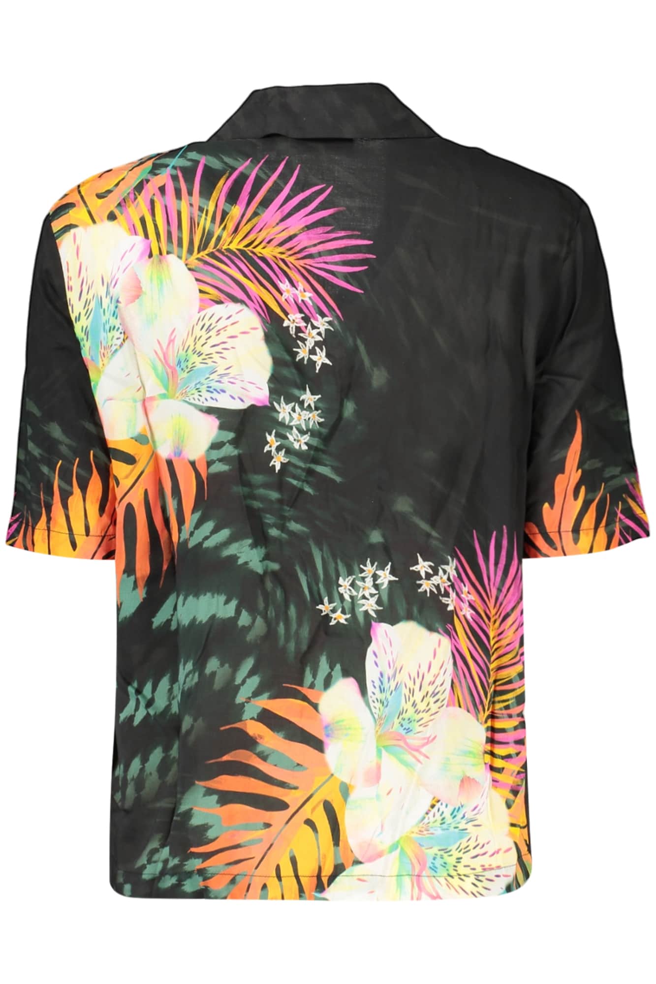 Desigual mujer manga corta camisa negro