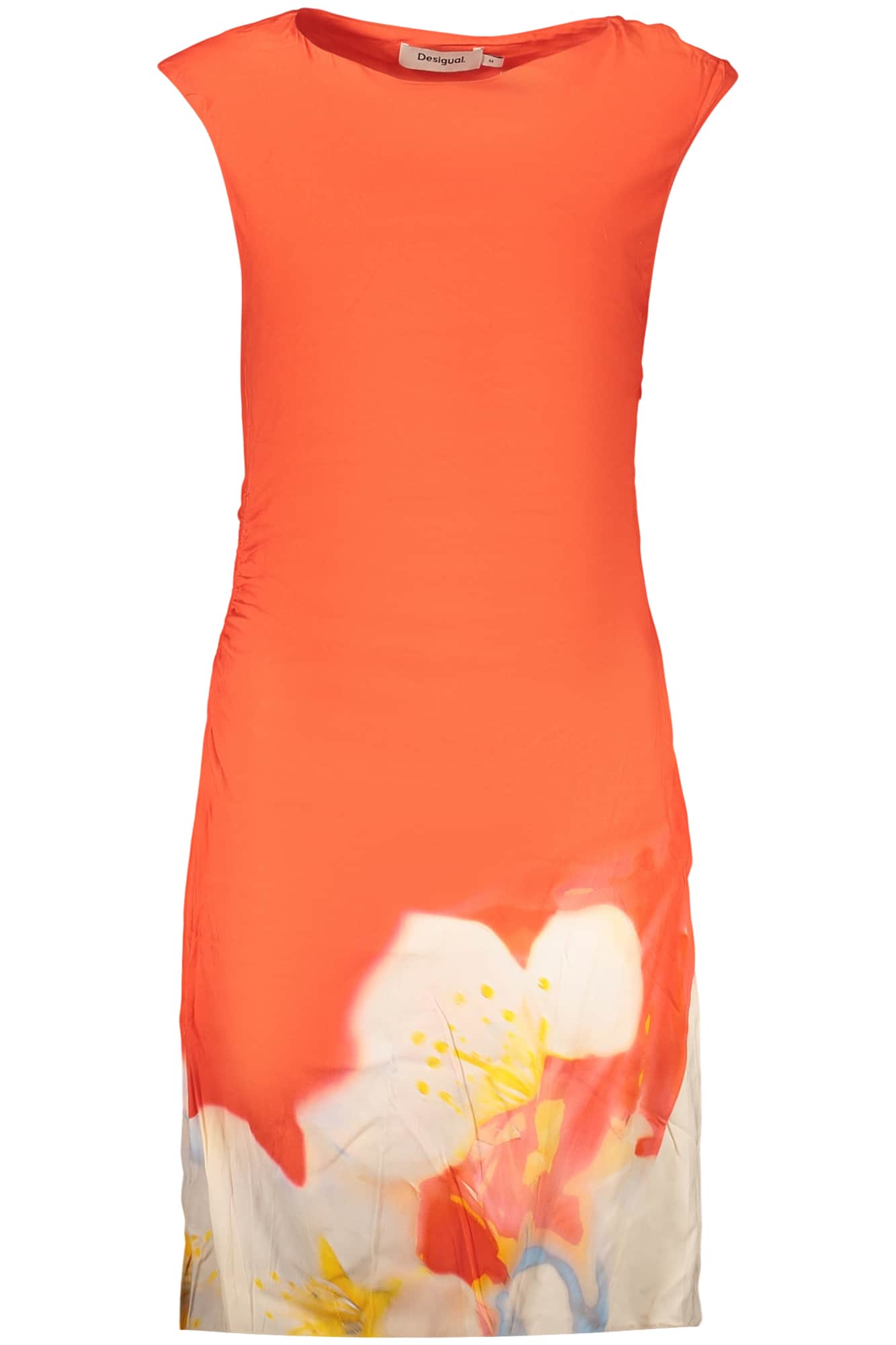 Desigual mujer largo rojo vestido