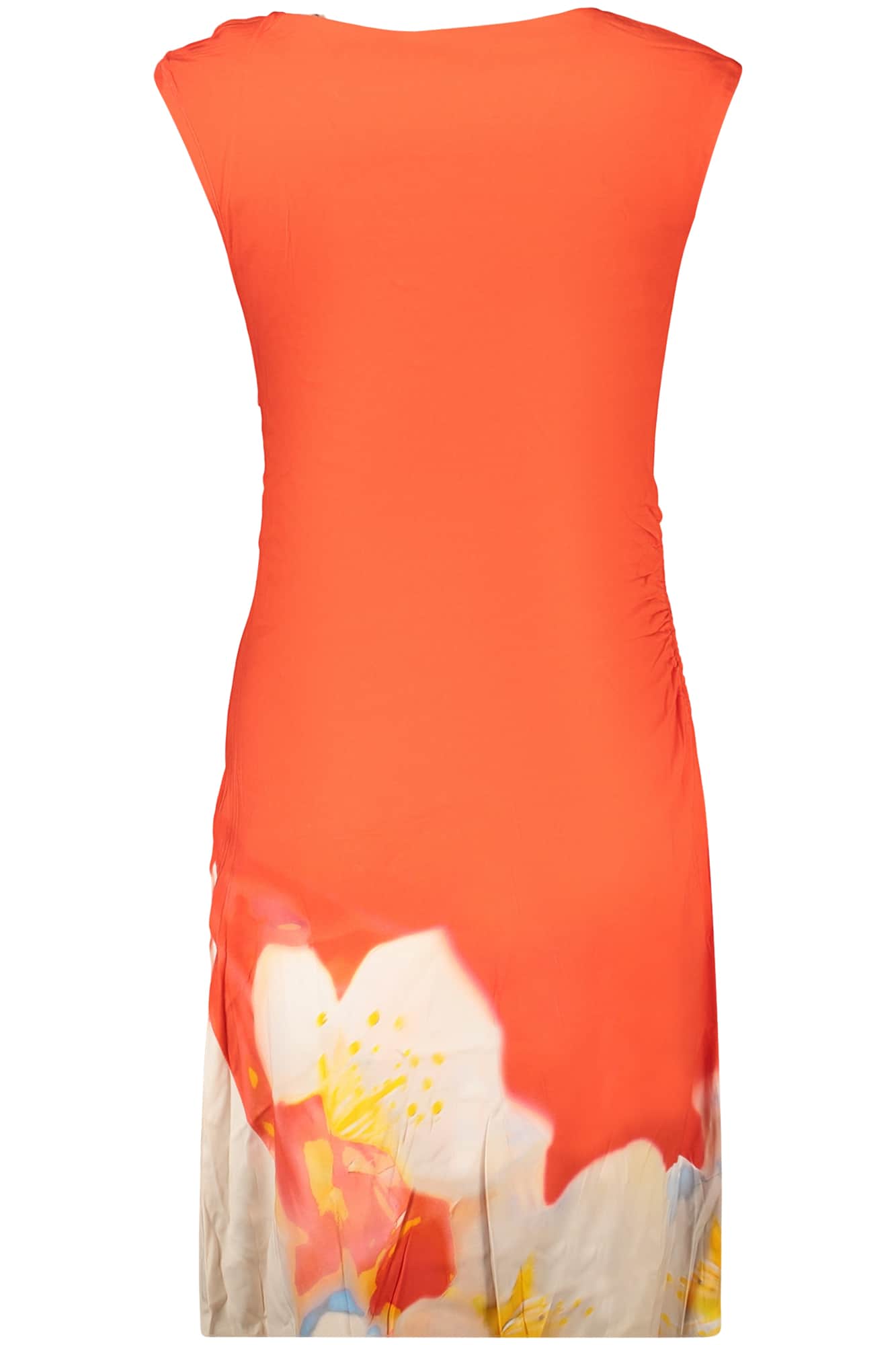Desigual mujer largo rojo vestido