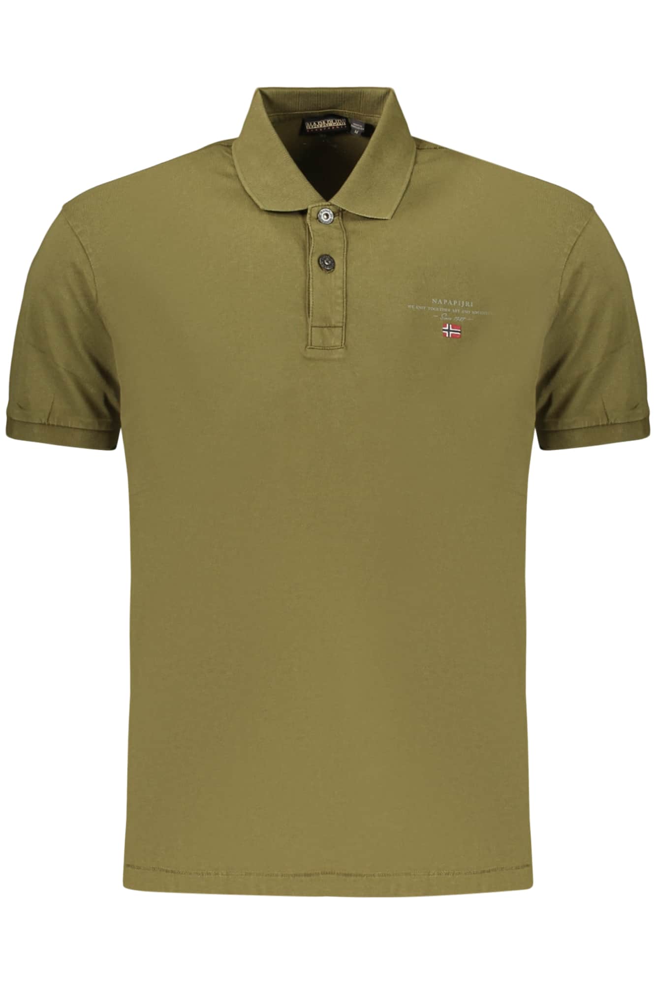 Napapijri hombre manga corta polo, beige