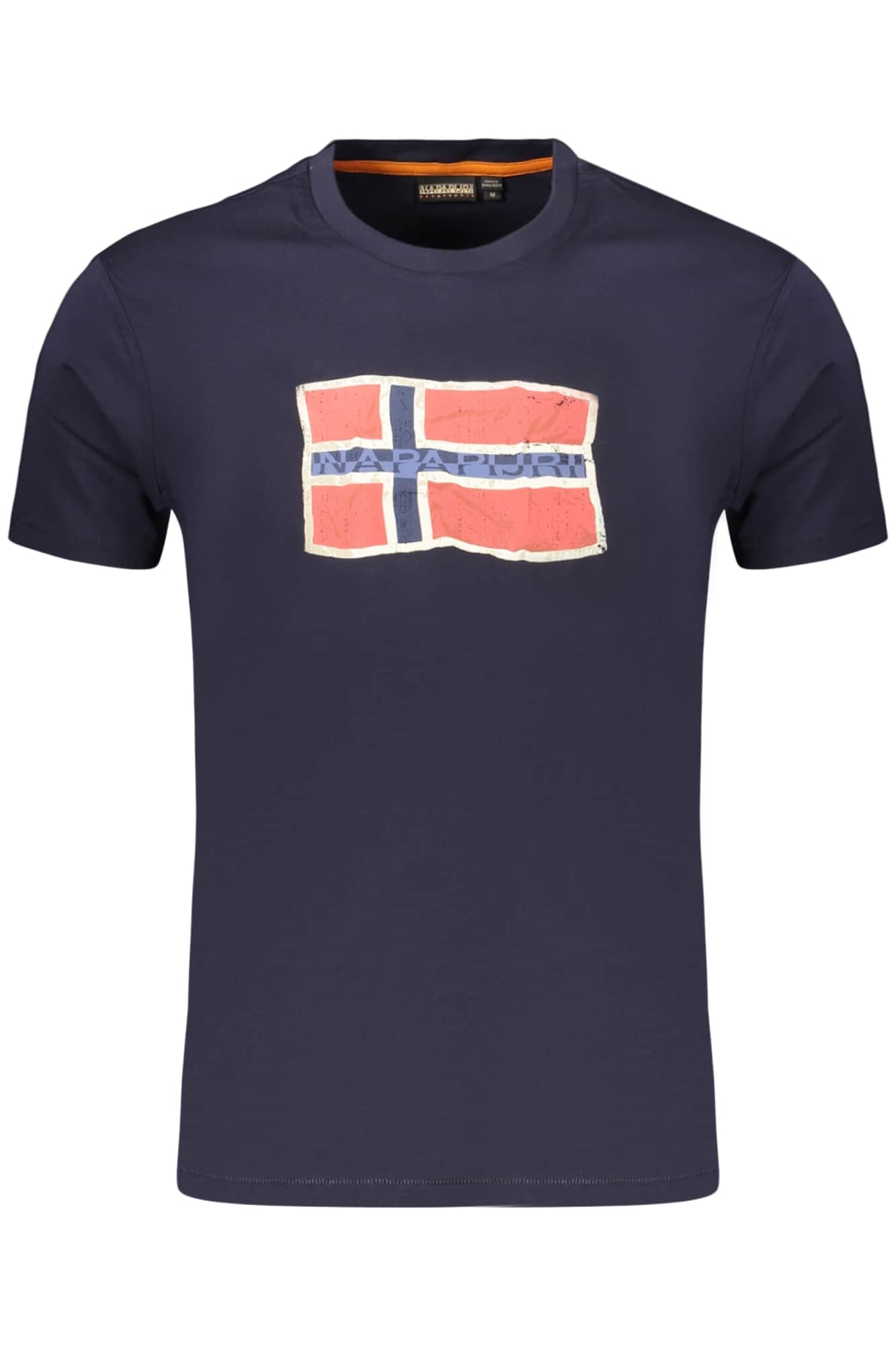 Napapijri hombre manga corta t-camisa blanco