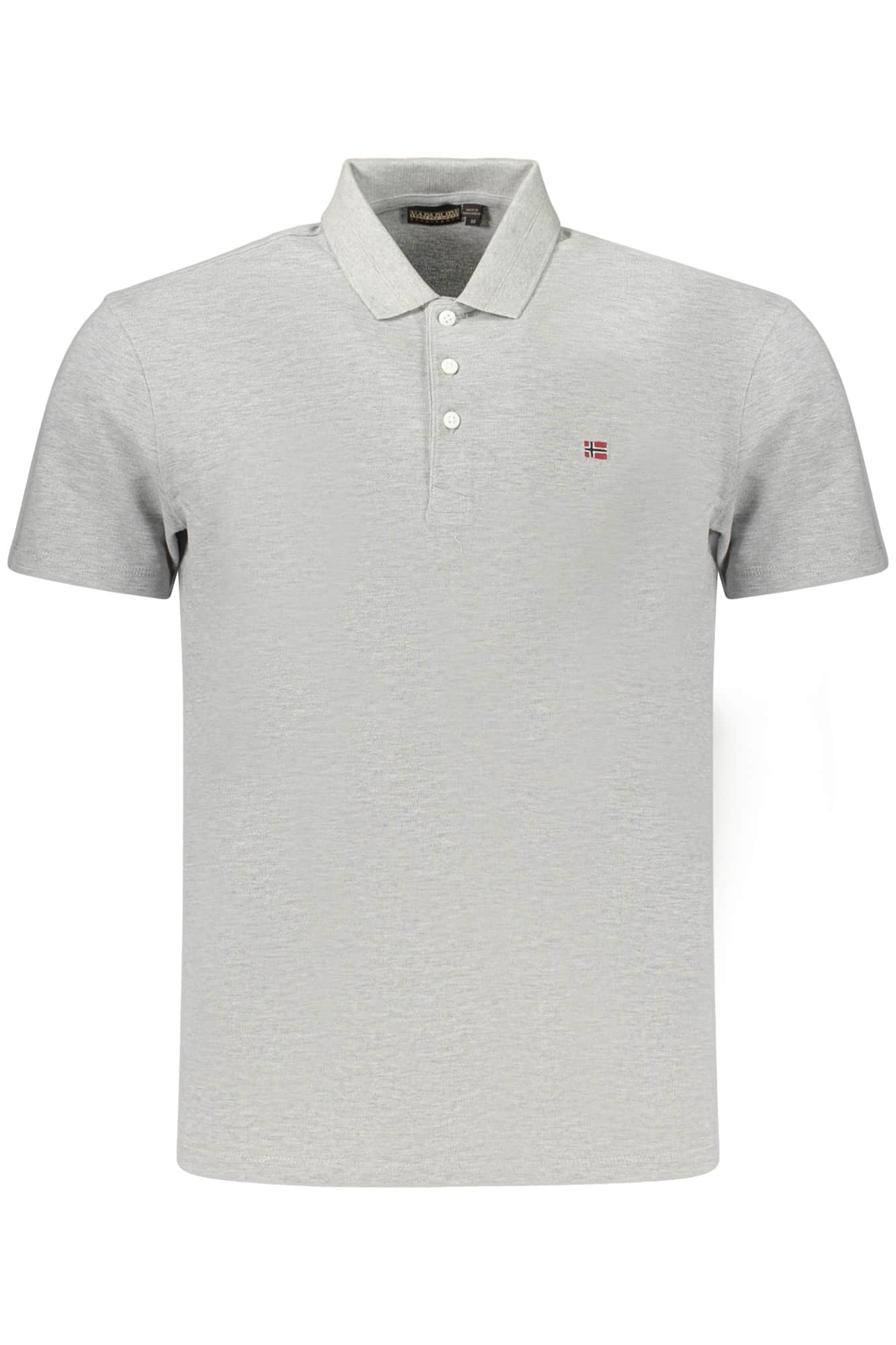Napapijri hombre manga corta polo, gris