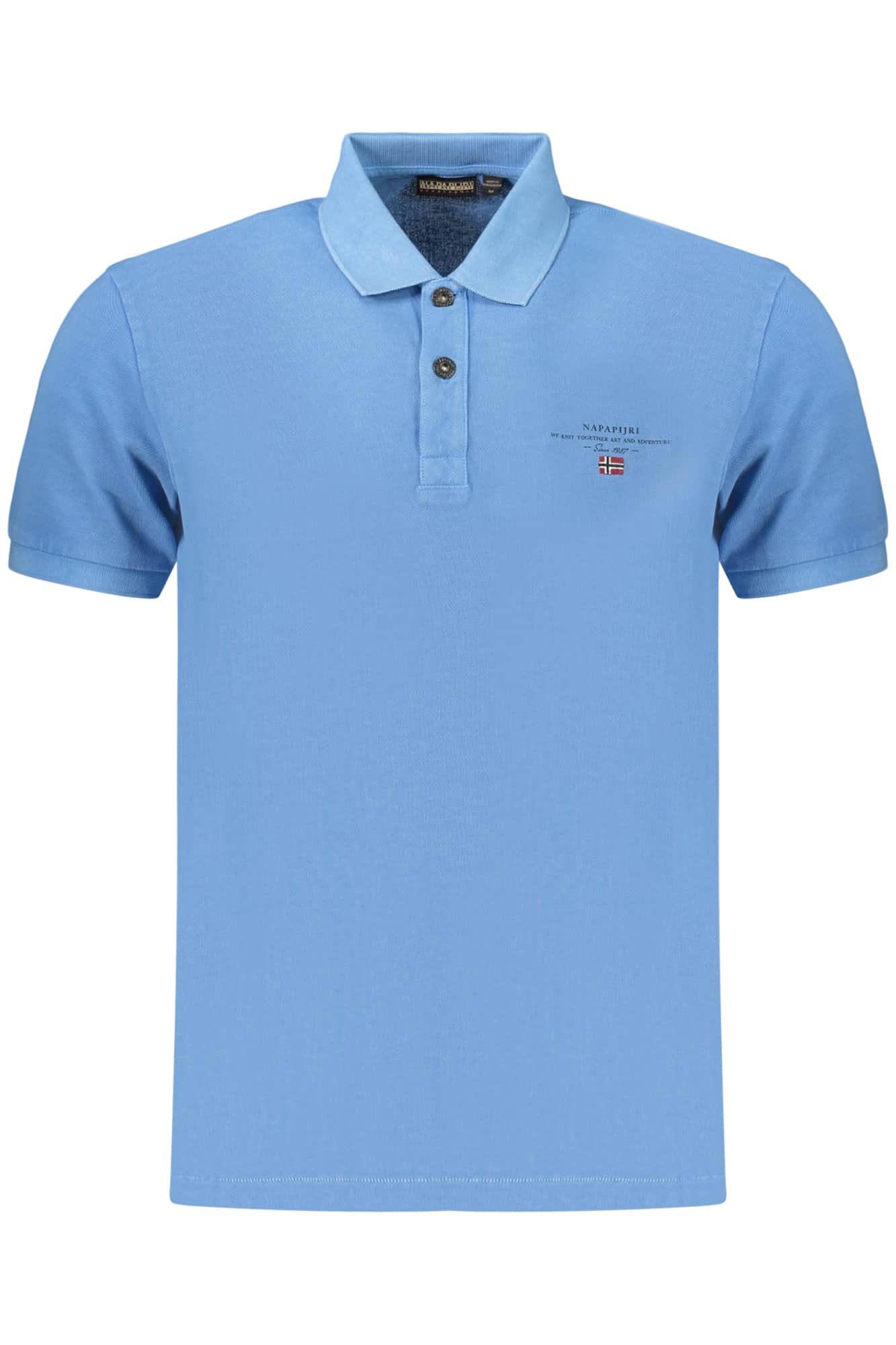 Napapijri hombre manga corta polo, azul