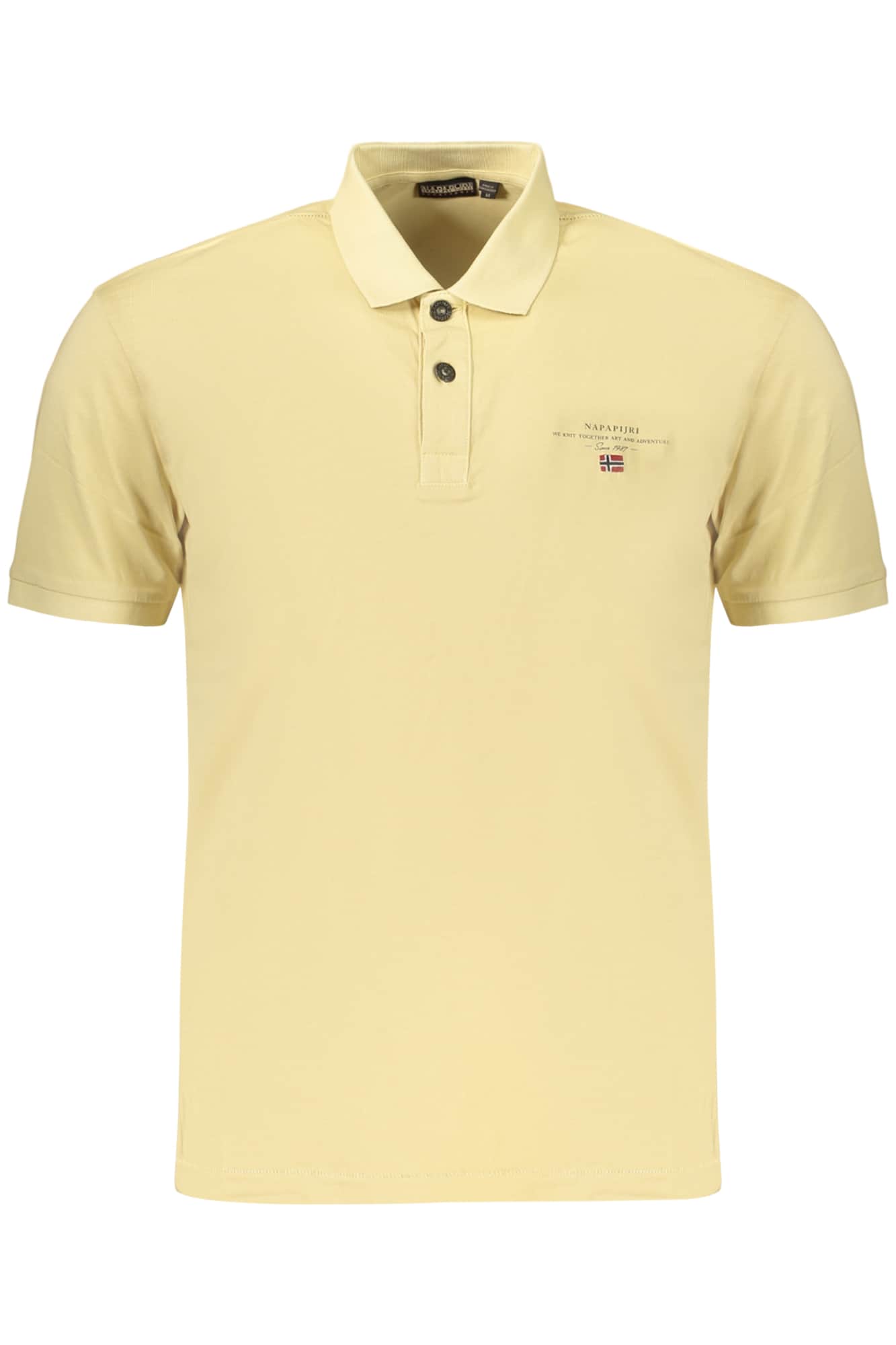 Napapijri hombre manga corta polo, beige