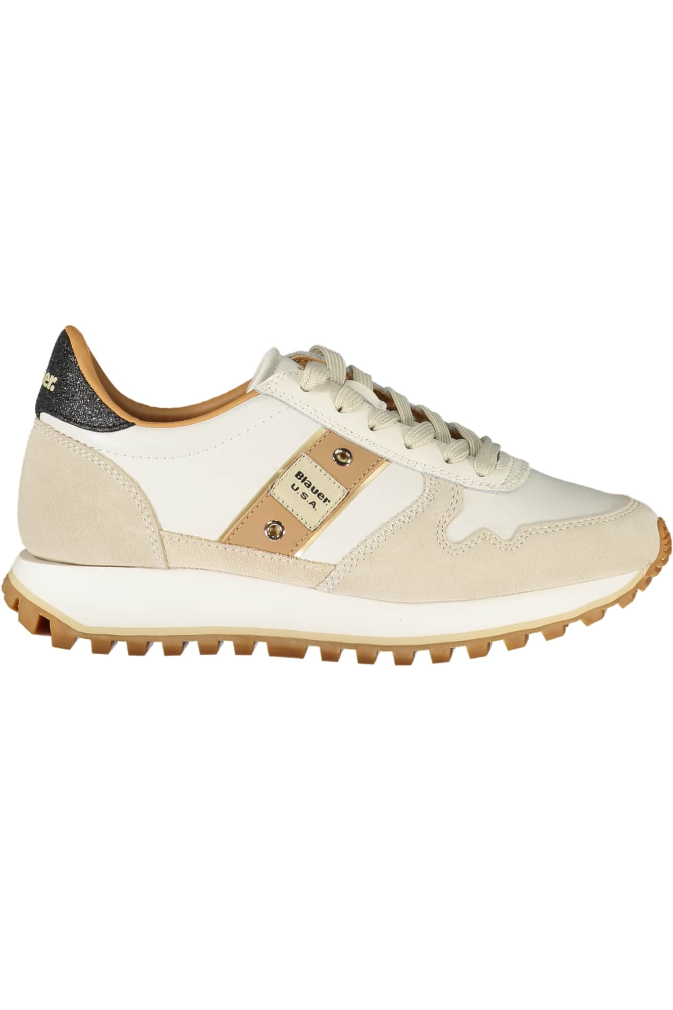 Blauer mujer blanco zapatillas deportivas