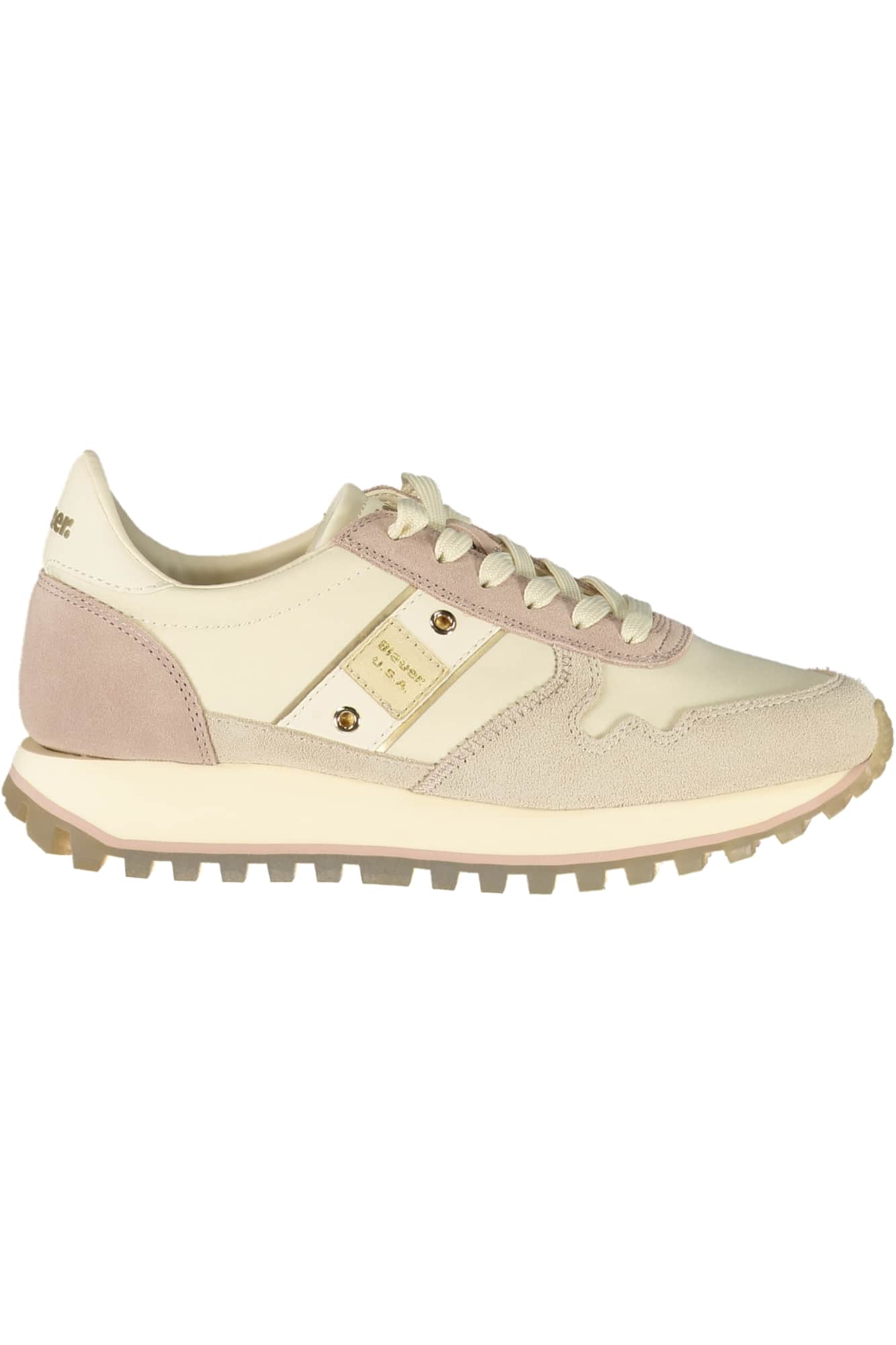Blauer mujer beige zapatillas deportivas