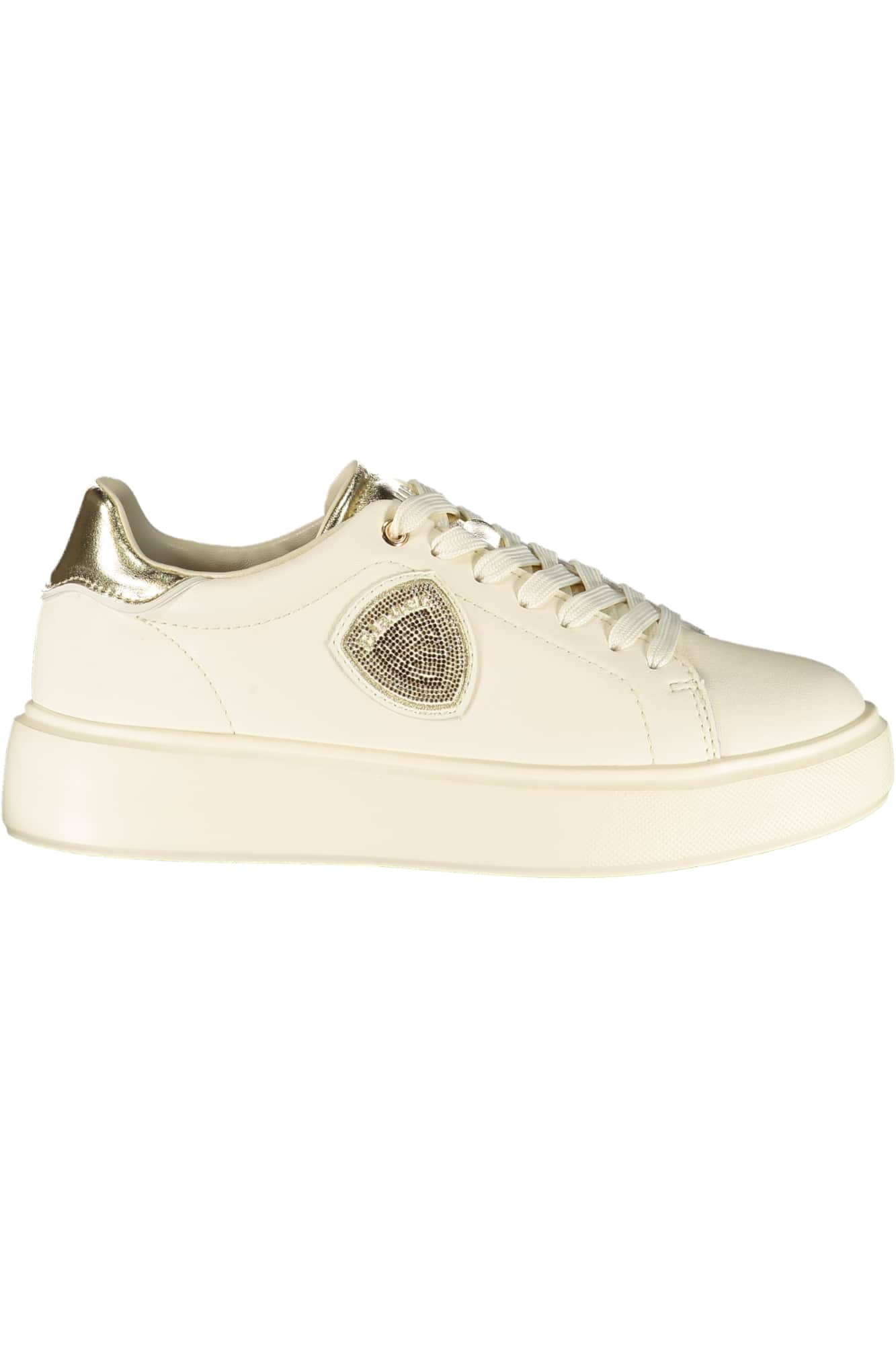 Blauer mujer beige zapatillas deportivas