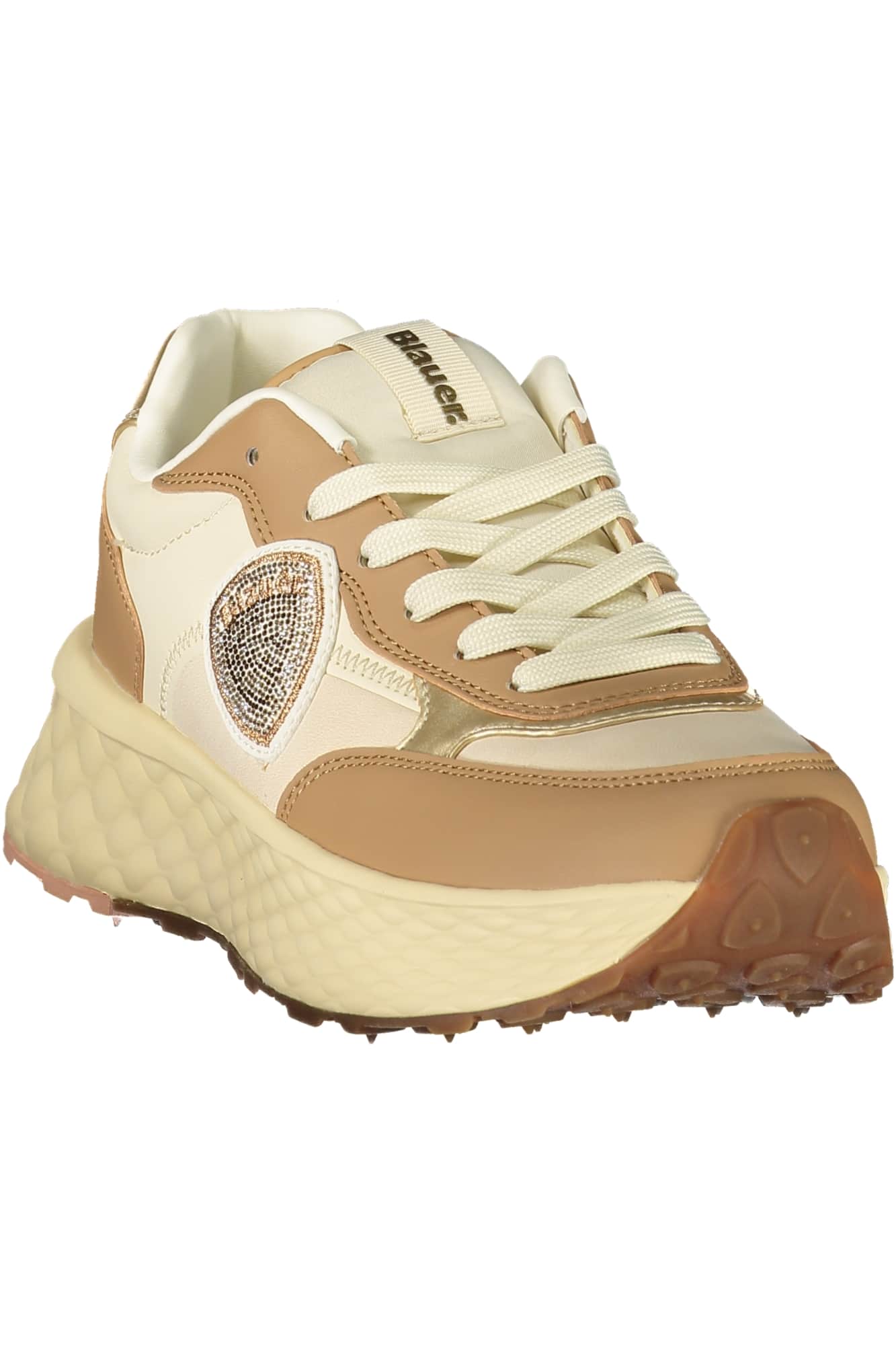 Blauer mujer zapatillas deportivas marrón