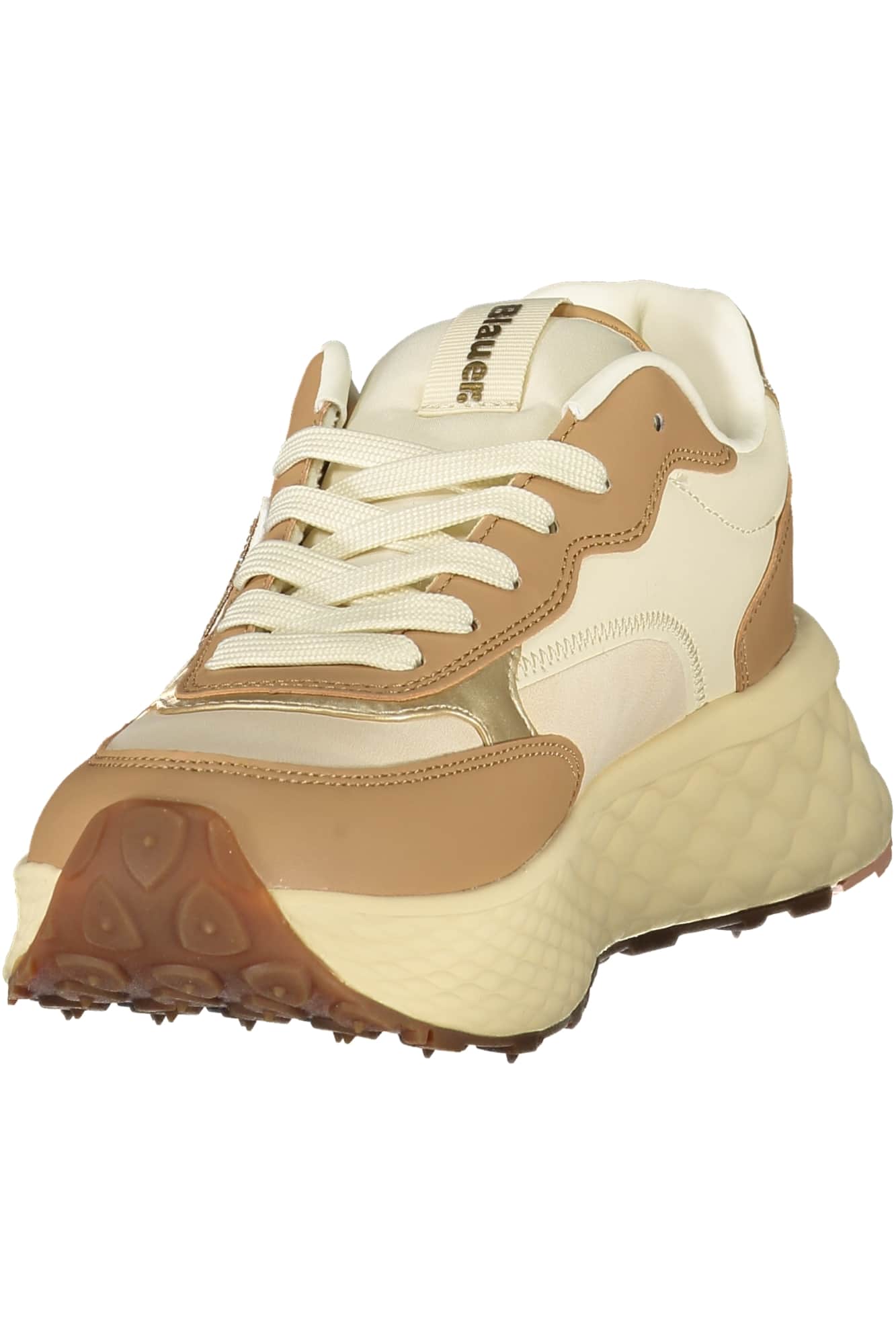 Blauer mujer zapatillas deportivas marrón